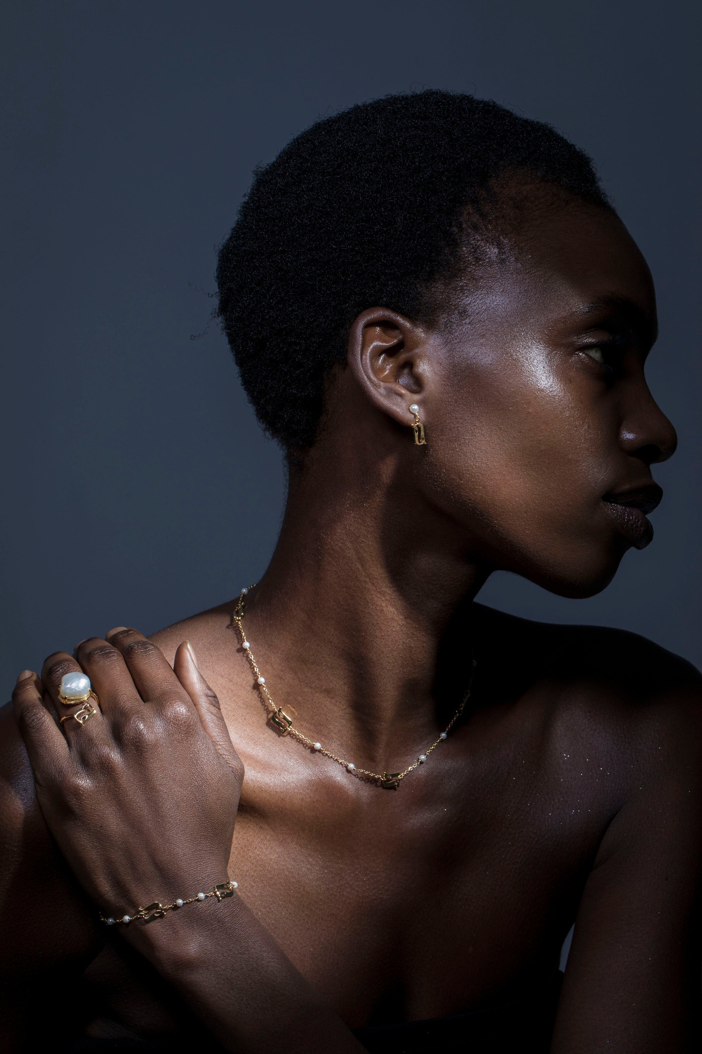 Beginning Pearl Logo Necklace