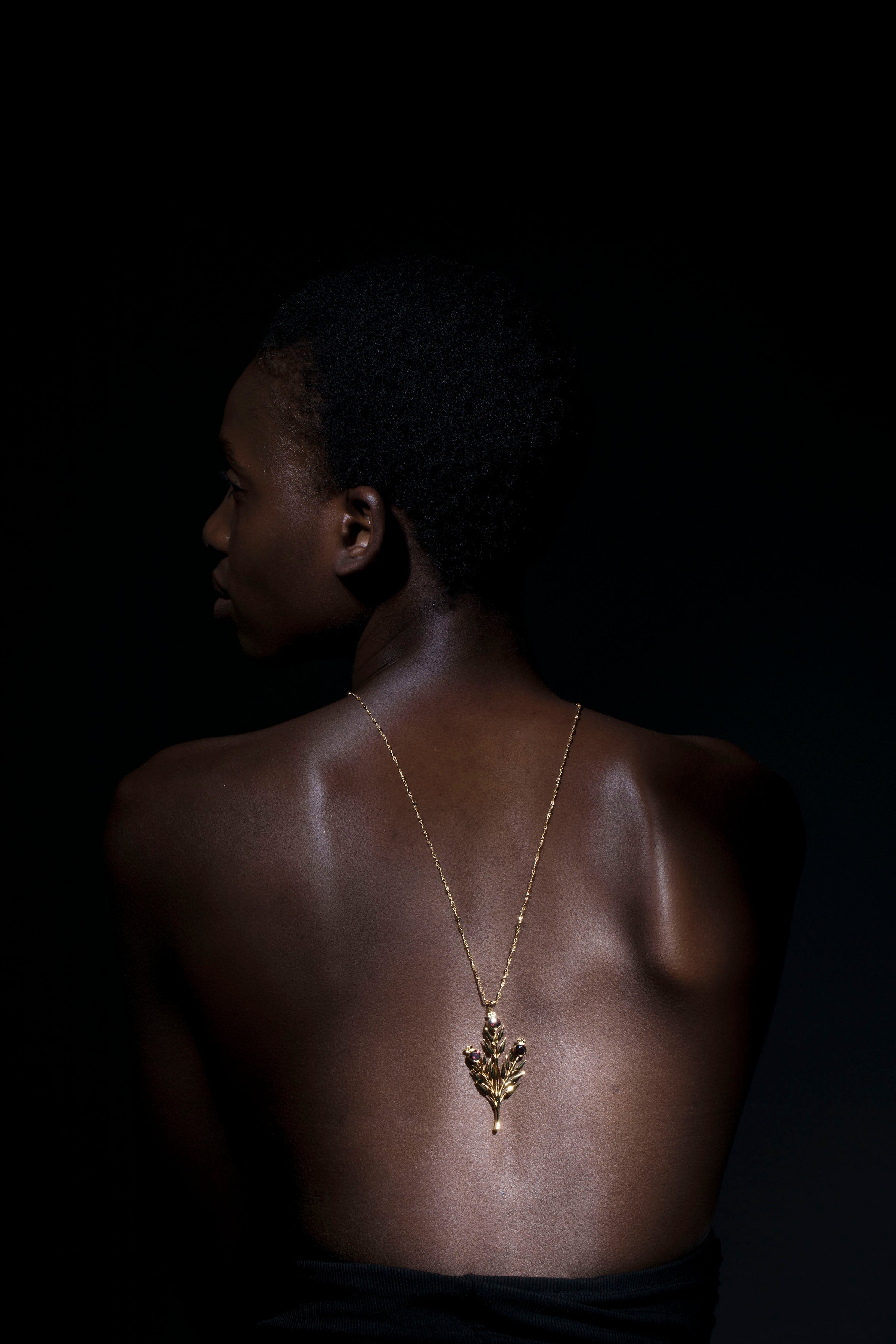 Pomegranate Branch Necklace