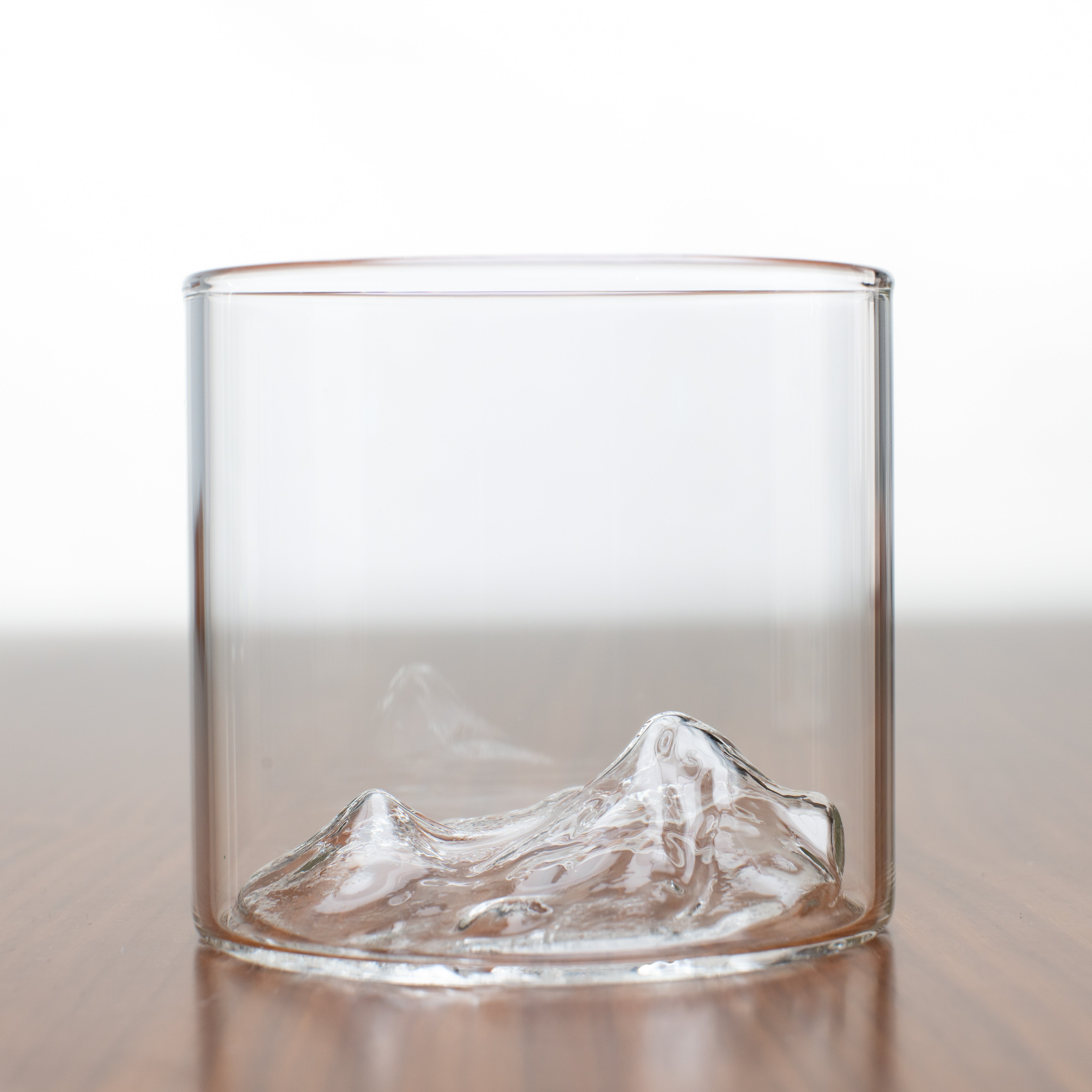 Mount Ararat 3D relief on Armenian glassware