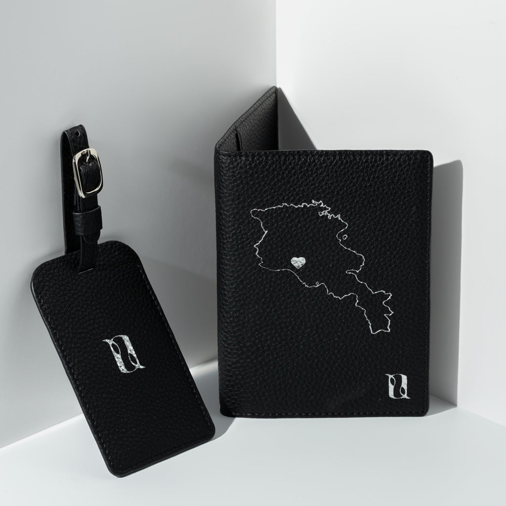 Love Armenia Passport Holder & Luggage Tag Travel gift Set/BUY ONE GET ONE FREE