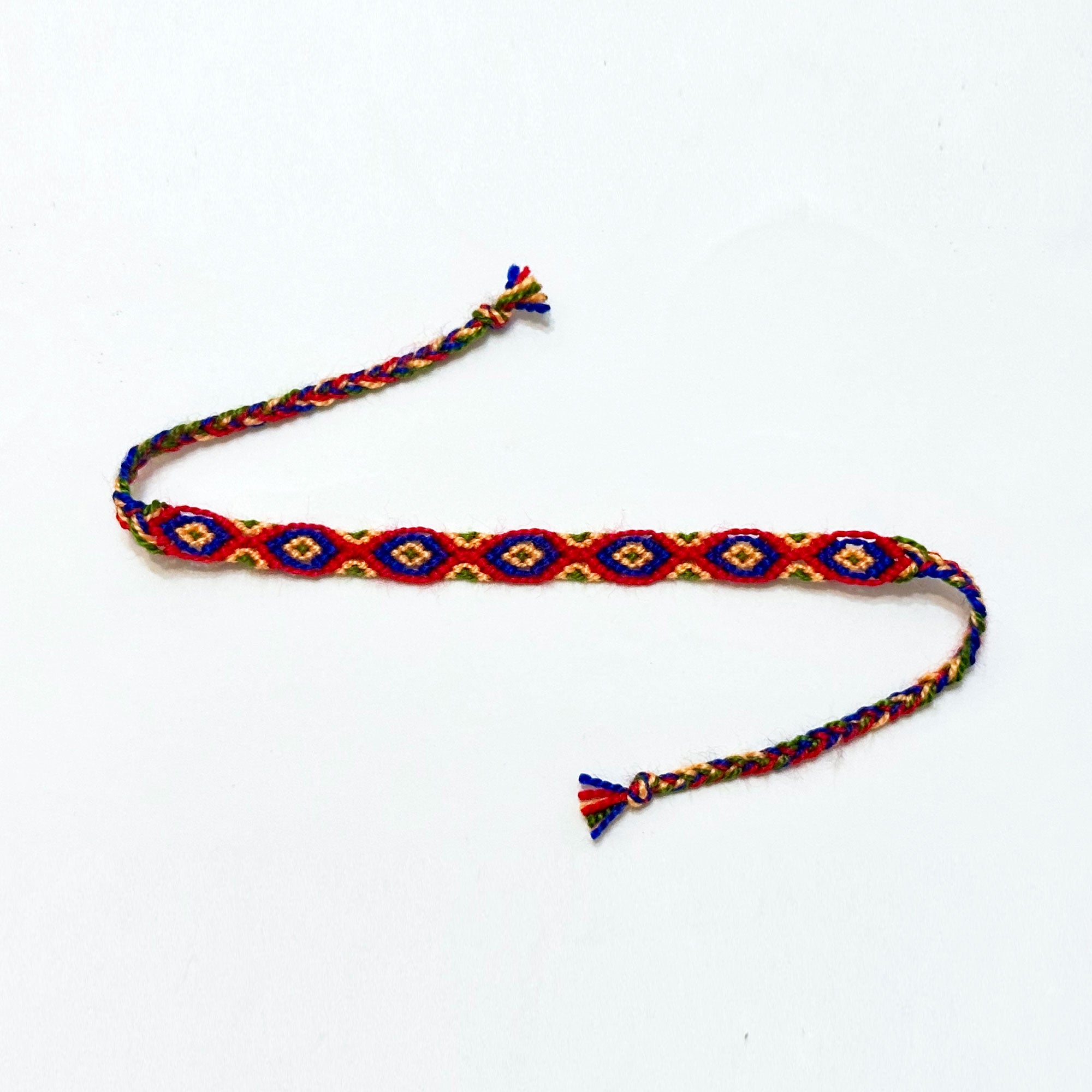 Handmade Friendship Bracelet - Armenian Flag Colors