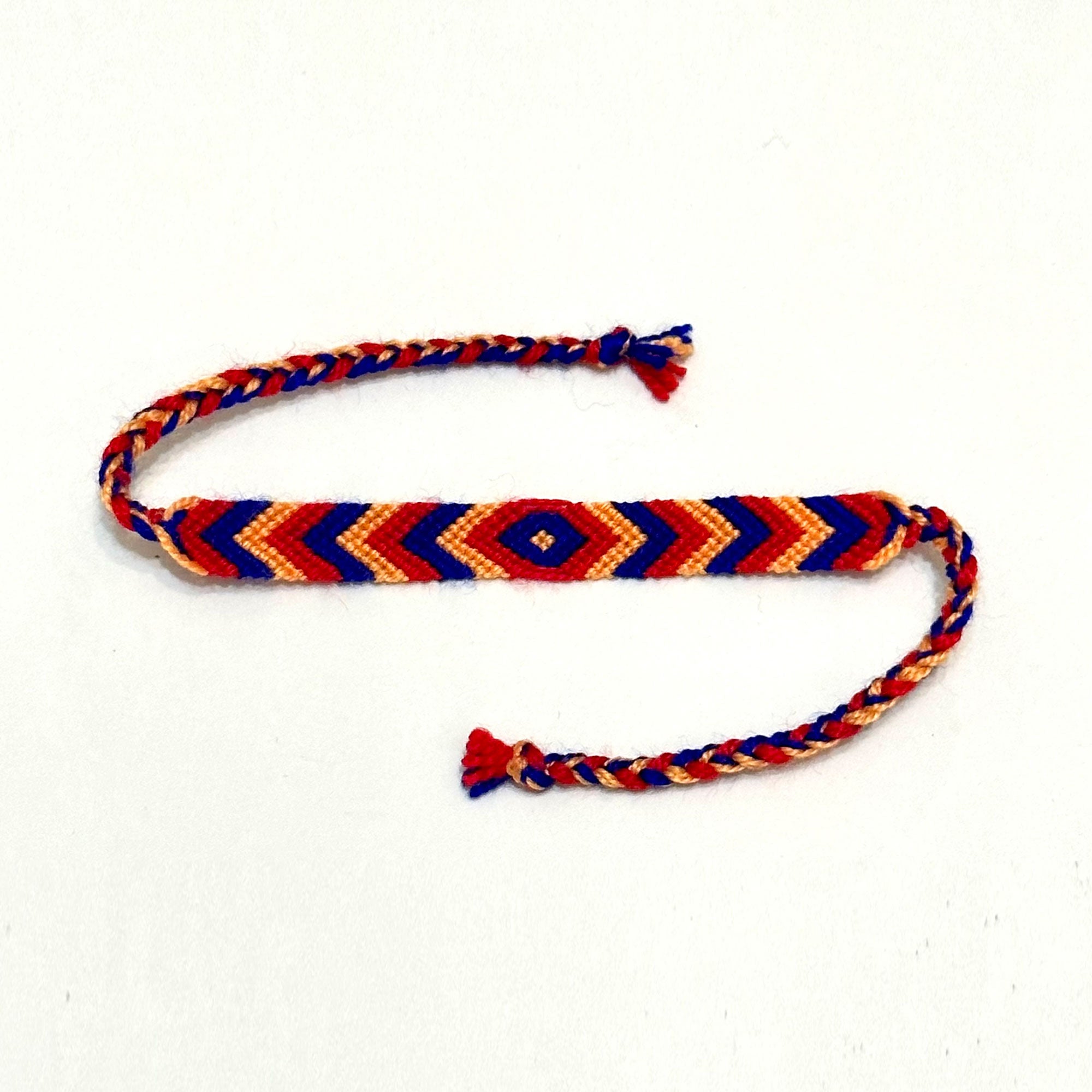 Handmade Friendship Bracelet - Armenian Flag Colors