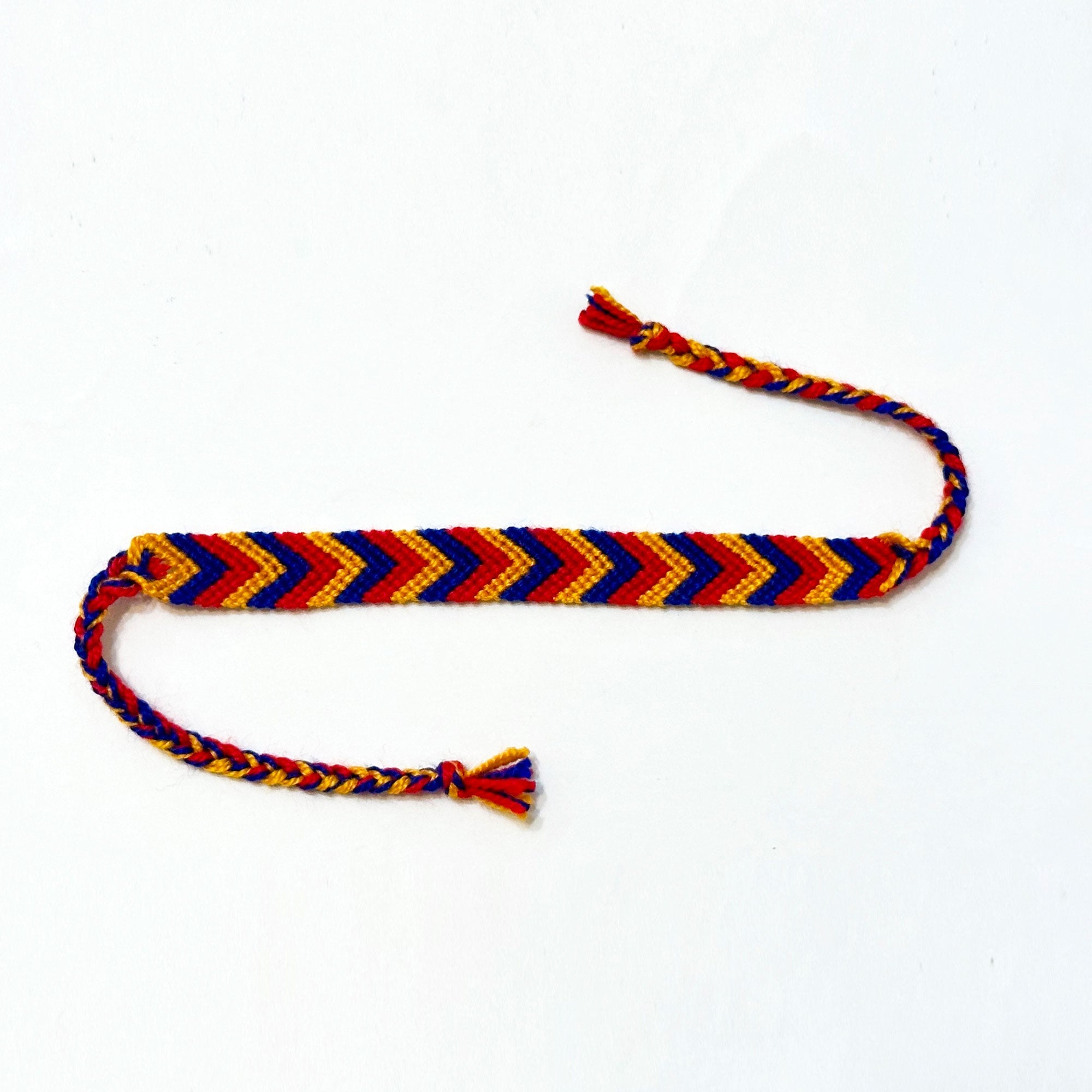 Handmade Friendship Bracelet - Armenian Tricolor