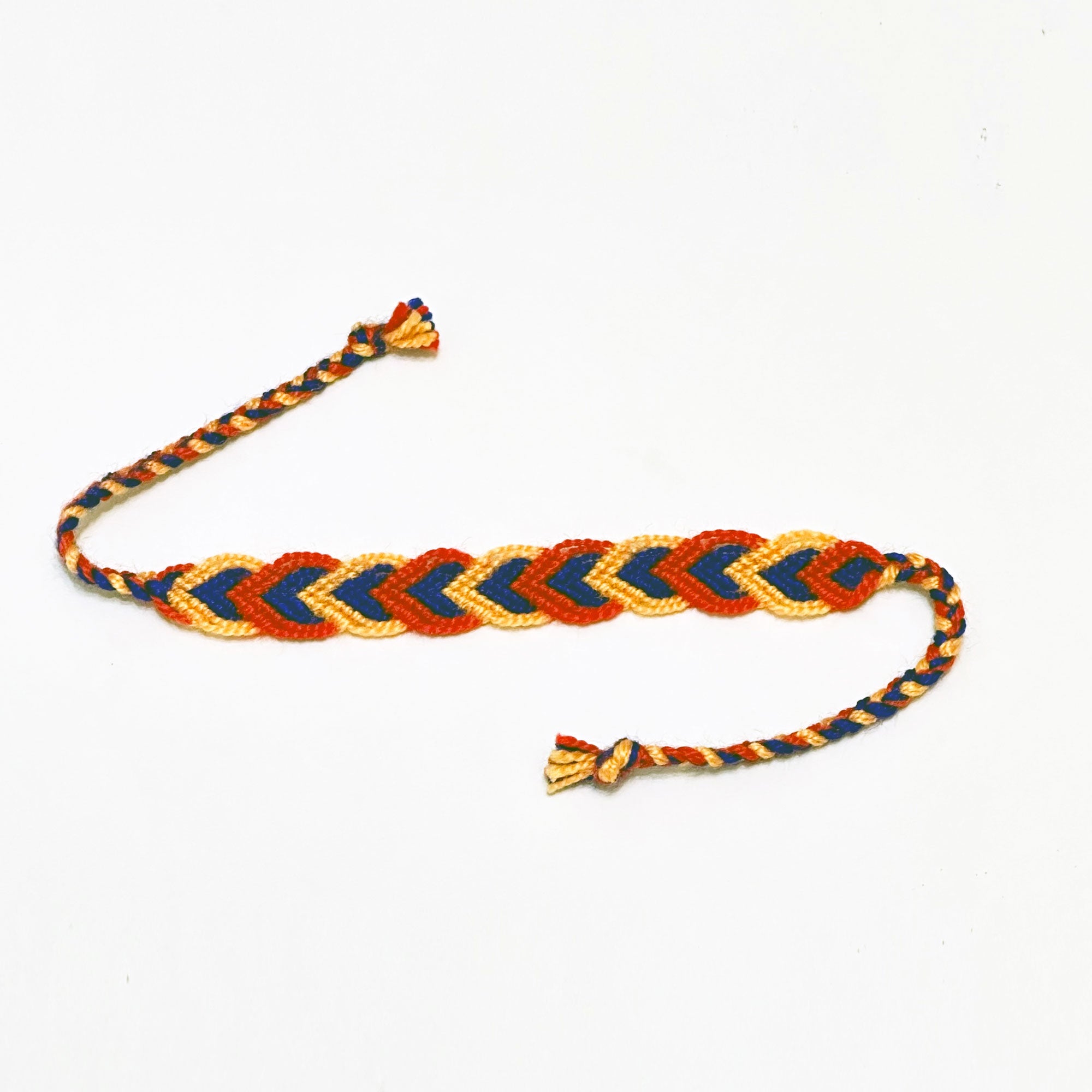 Handmade Friendship Bracelet - Armenian Flag Colors