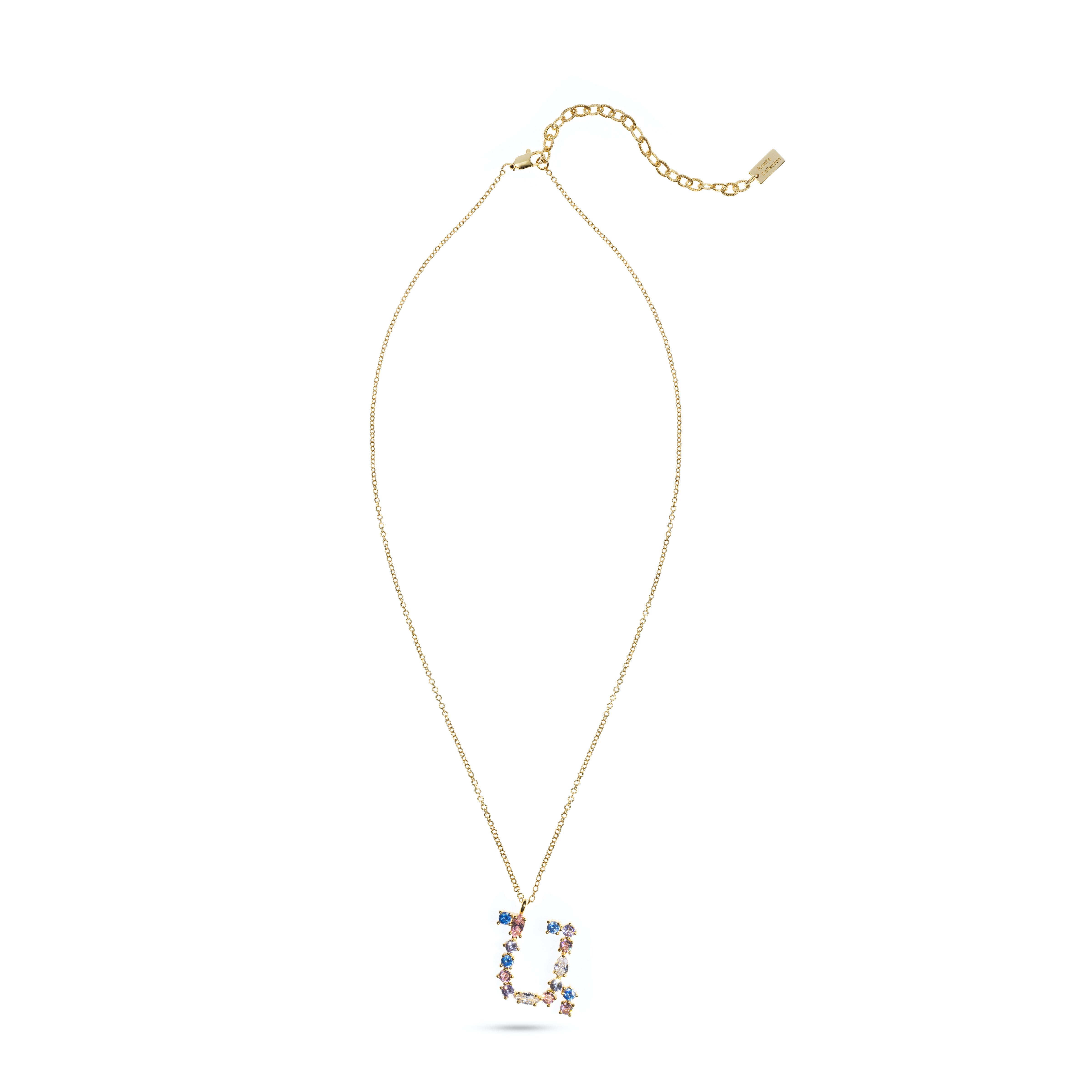 Armenian Initials Pastel Necklace