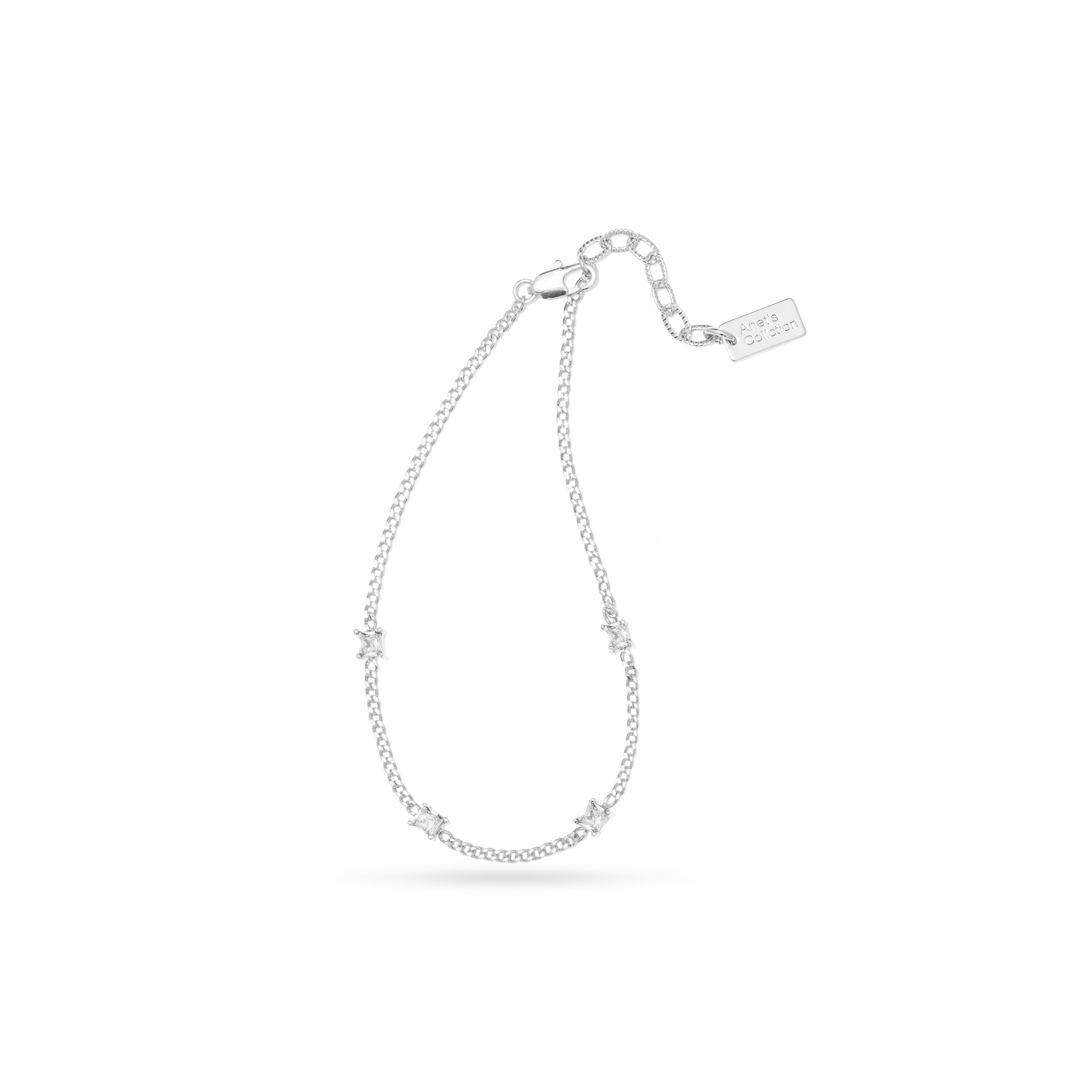 AC Gold Plated Bracelet with Colored Zircon Gemstone