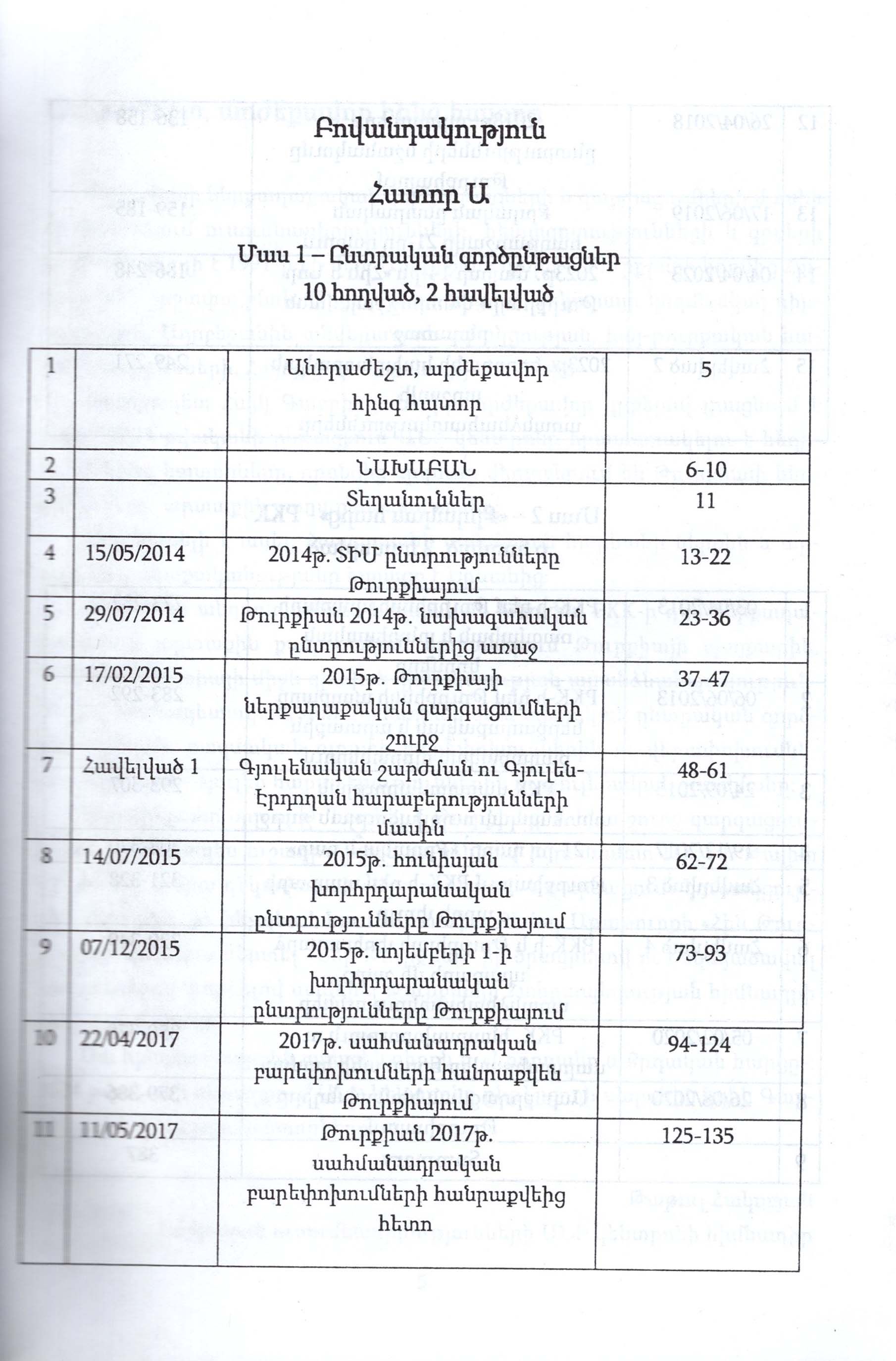 Hayk Gabrielyan - Erdogan and the Kurdish Issue: A Collection of Articles, Volume I