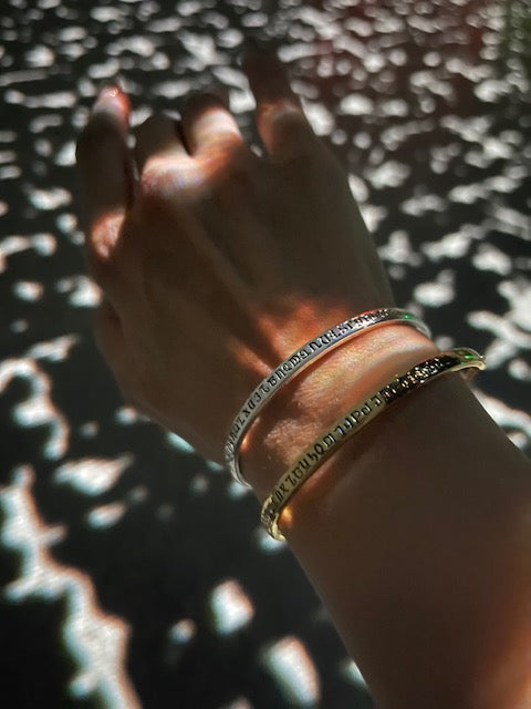 Armenian Alphabet Bracelet / Bangle