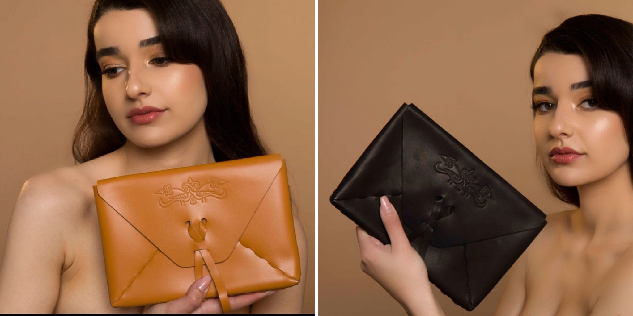 Sirahar Leather Ladies Clutch/ BUY ONE GET ONE FREE