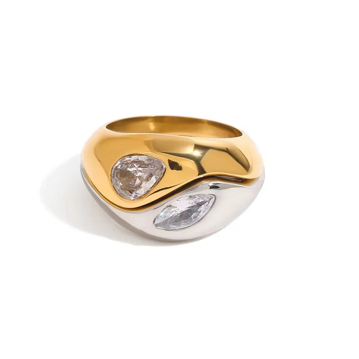 Dual Flow Crystal Ring
