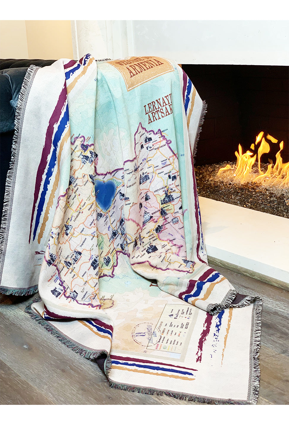 Journey to Armenia Throw/ Blanket