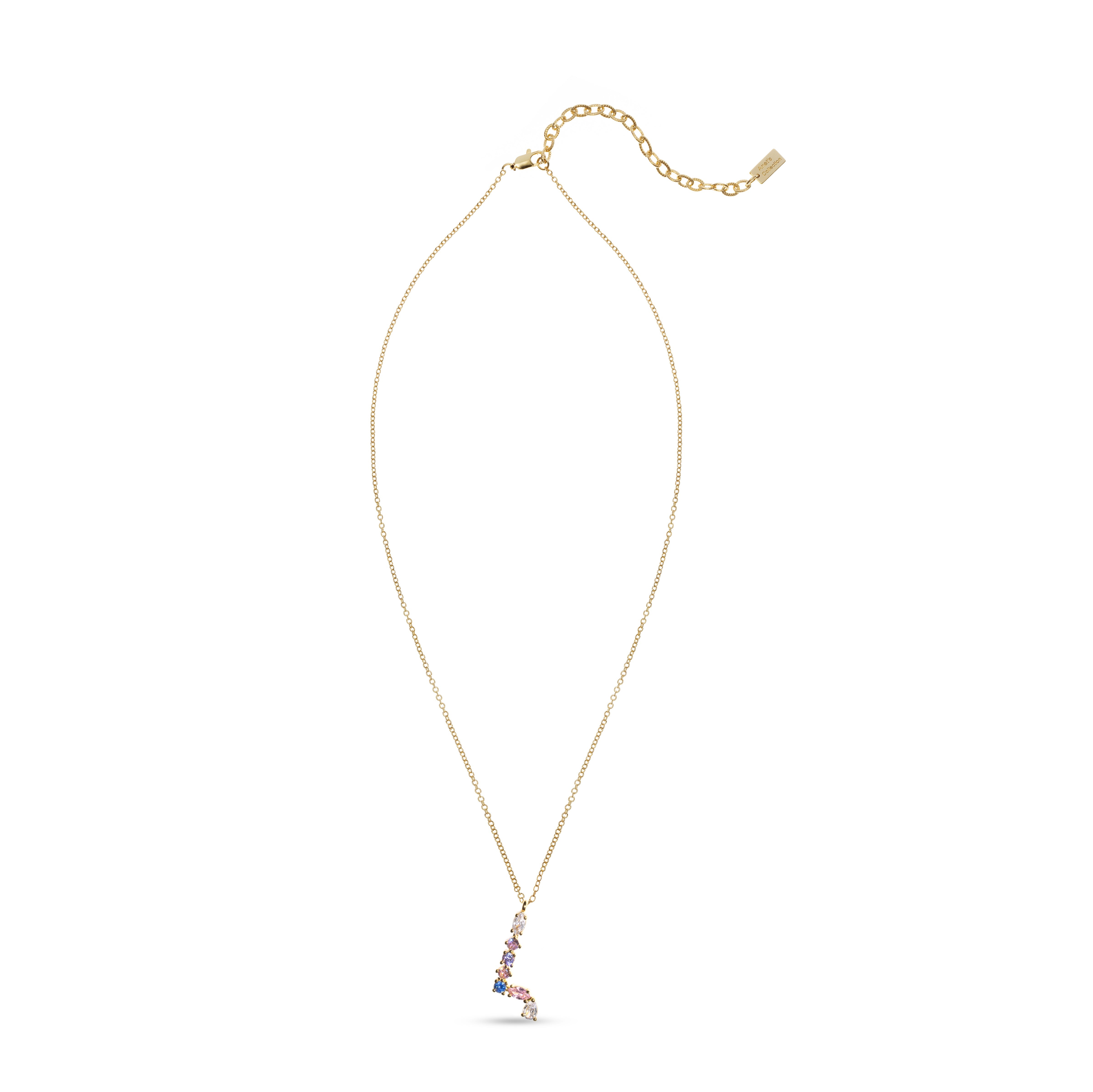 Armenian Initials Pastel Necklace