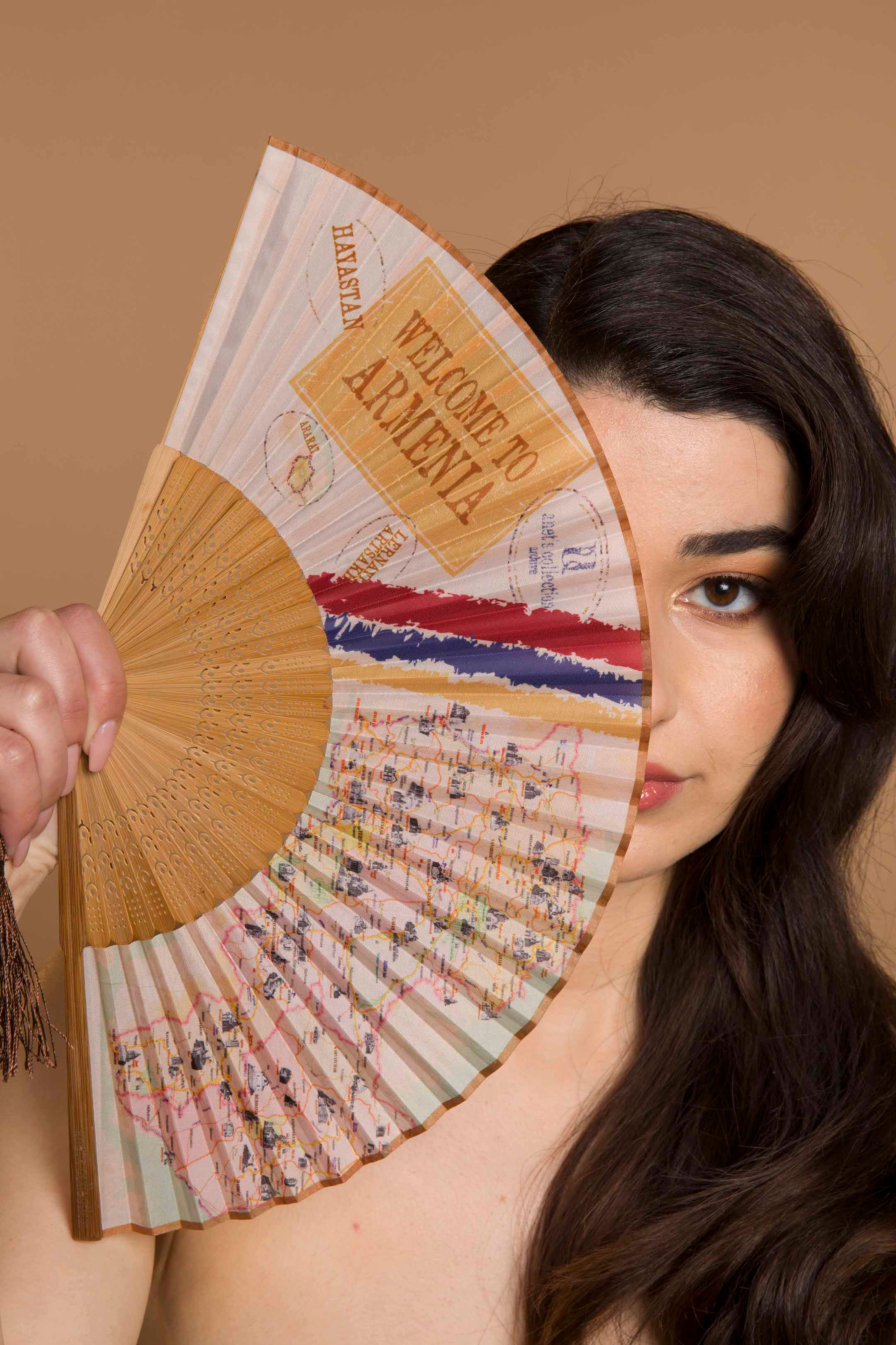 Journey to Armenia Hand Fan
