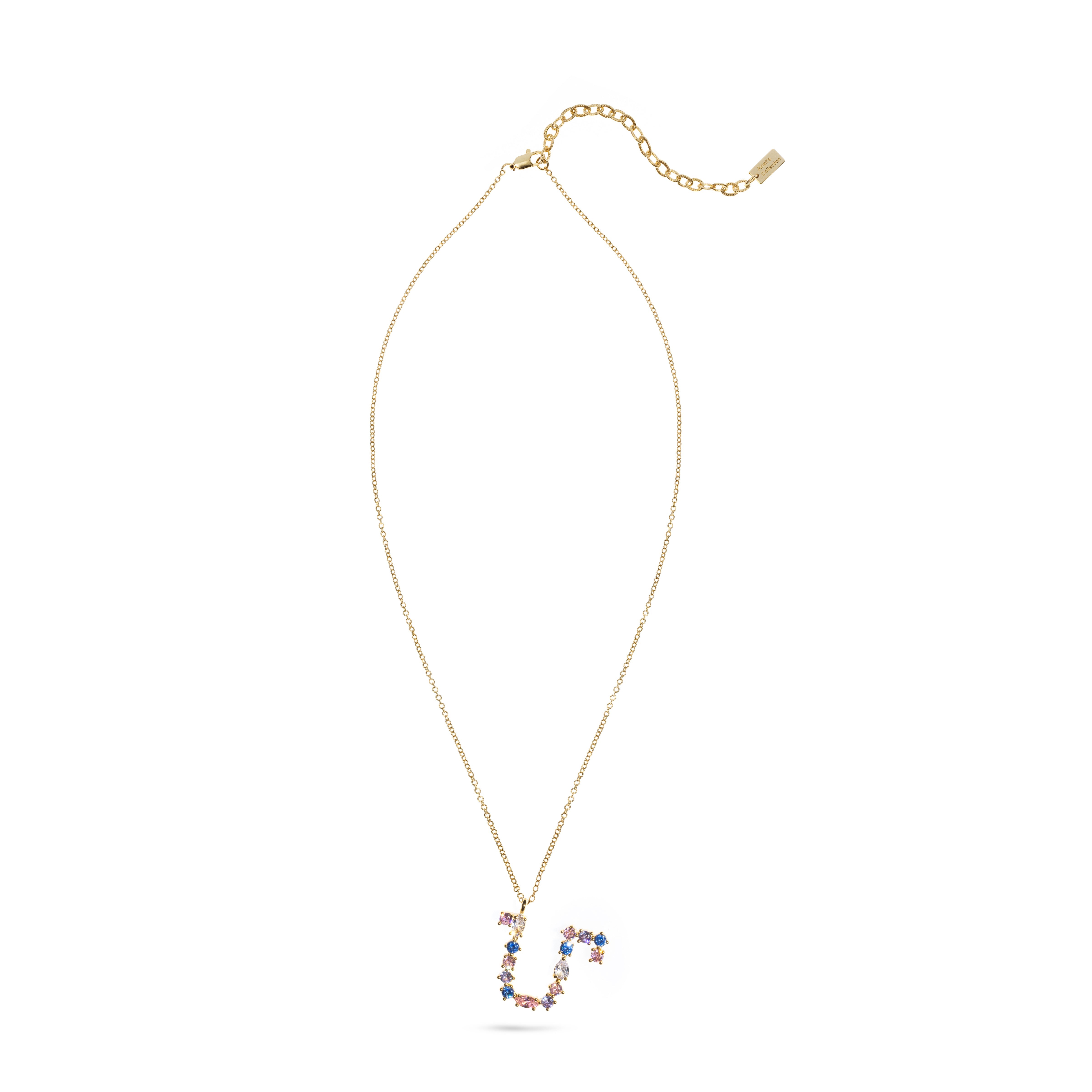 Armenian Initials Pastel Necklace