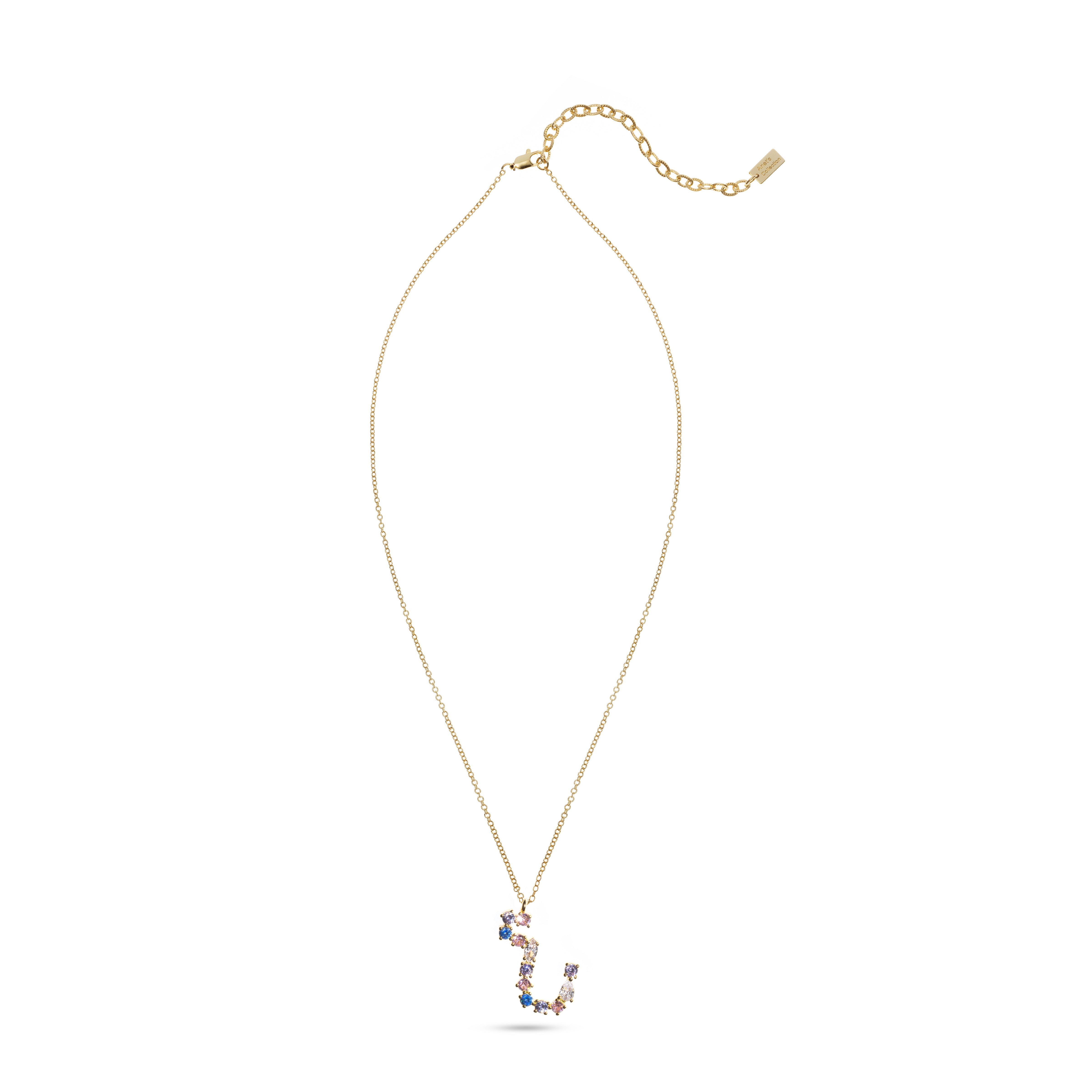 Armenian Initials Pastel Necklace