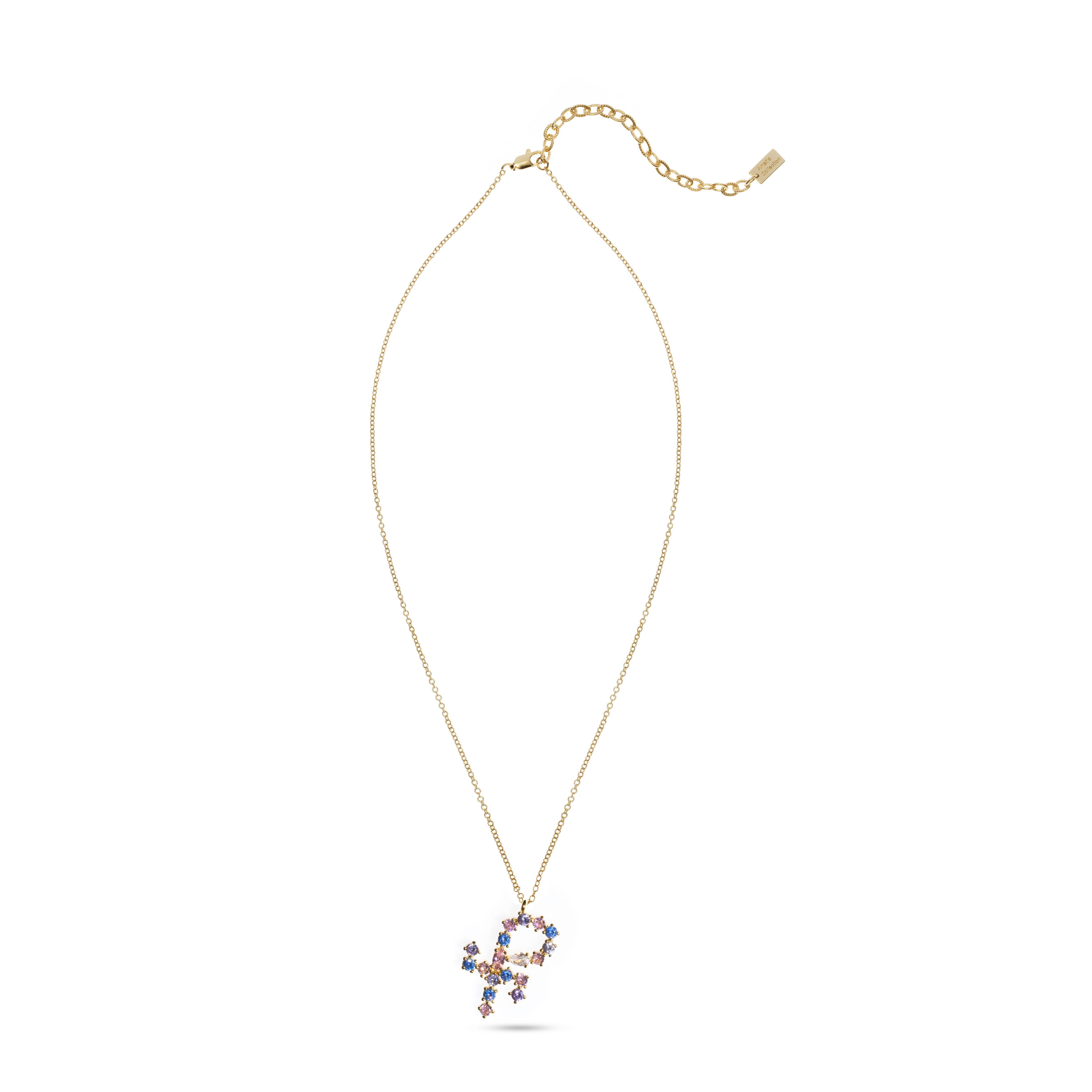 Armenian Initials Pastel Necklace