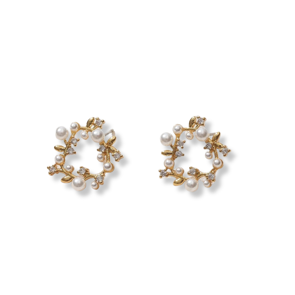 Pearl Wreath Earrings