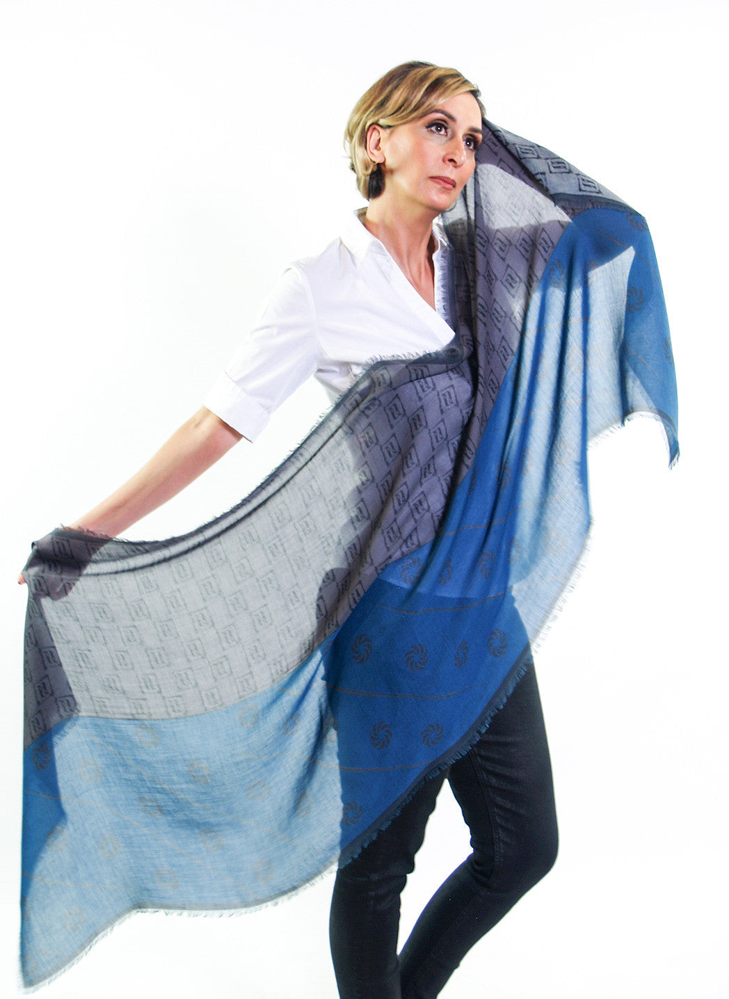 Eternity Blue Unisex Scarf
