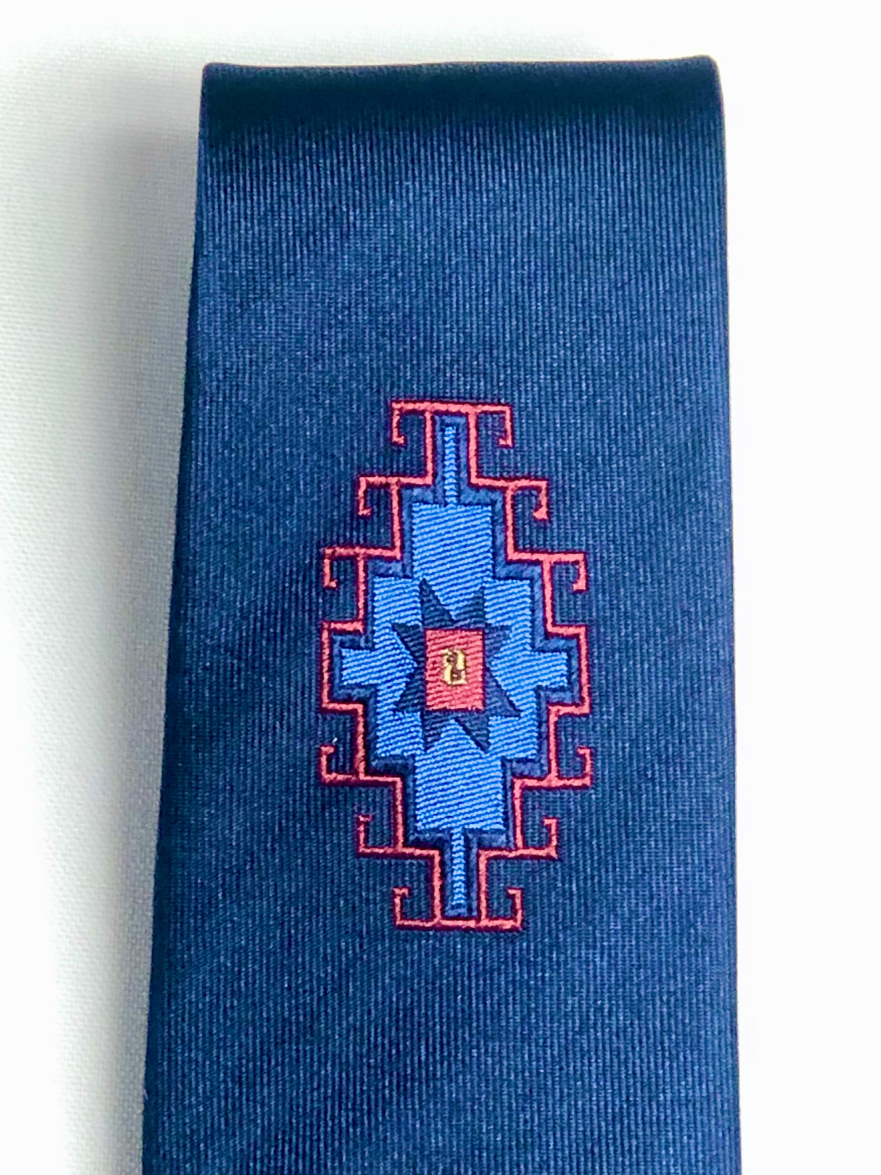 Armenian Rug underknot Silk Neck tie
