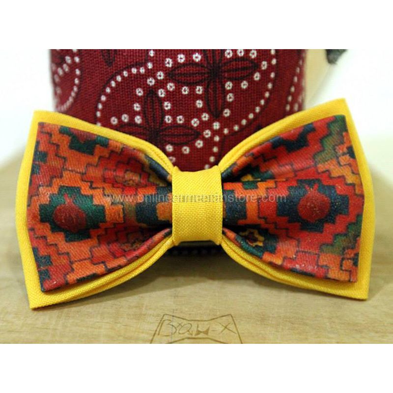 Armenian Pomegranate Bow Tie