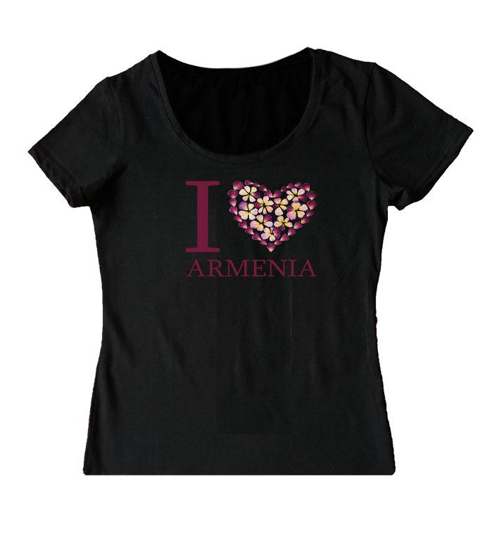 I Love Armenia T-Shirt (Women's)