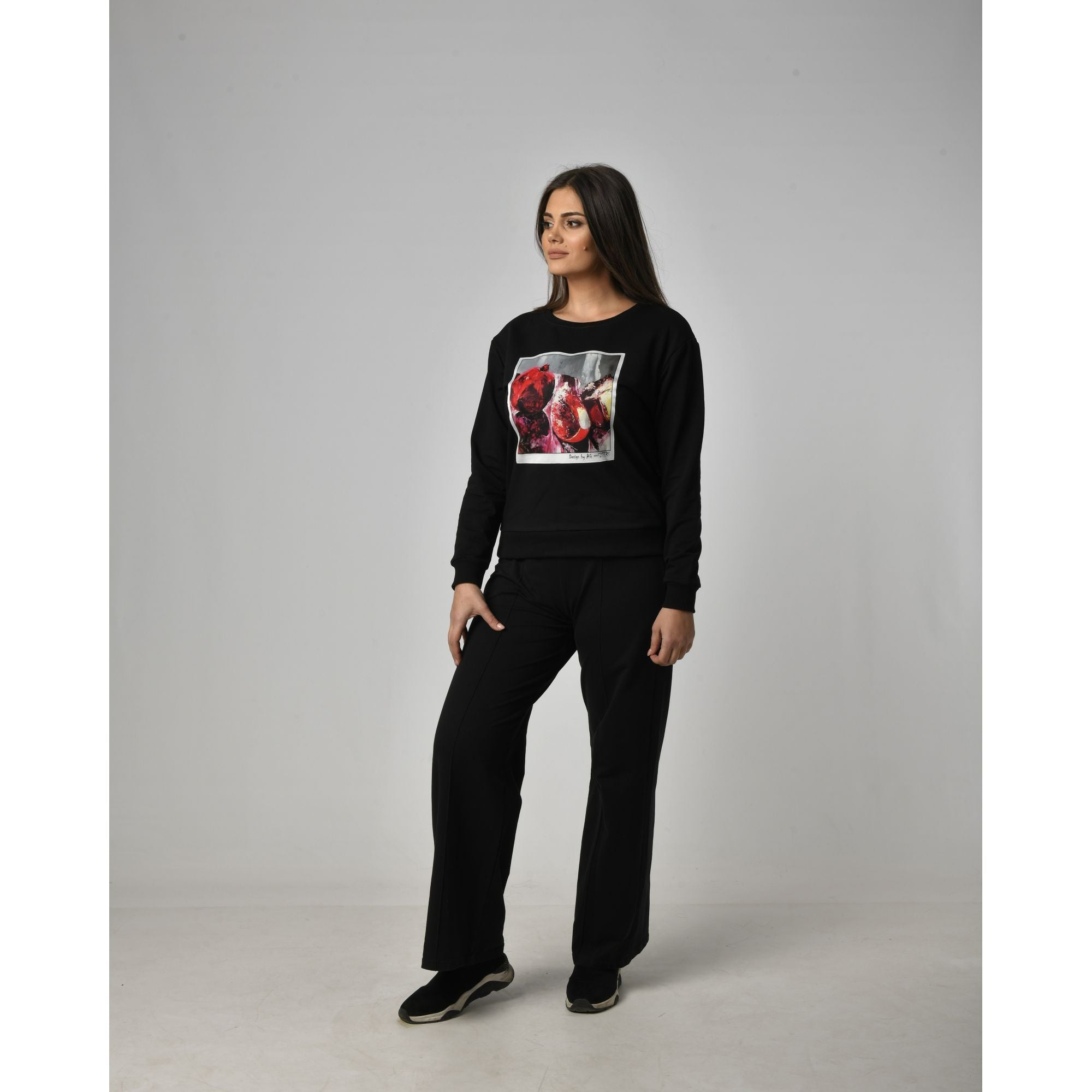 AG Sisters Pomegranate Sweatshirt and Pants set