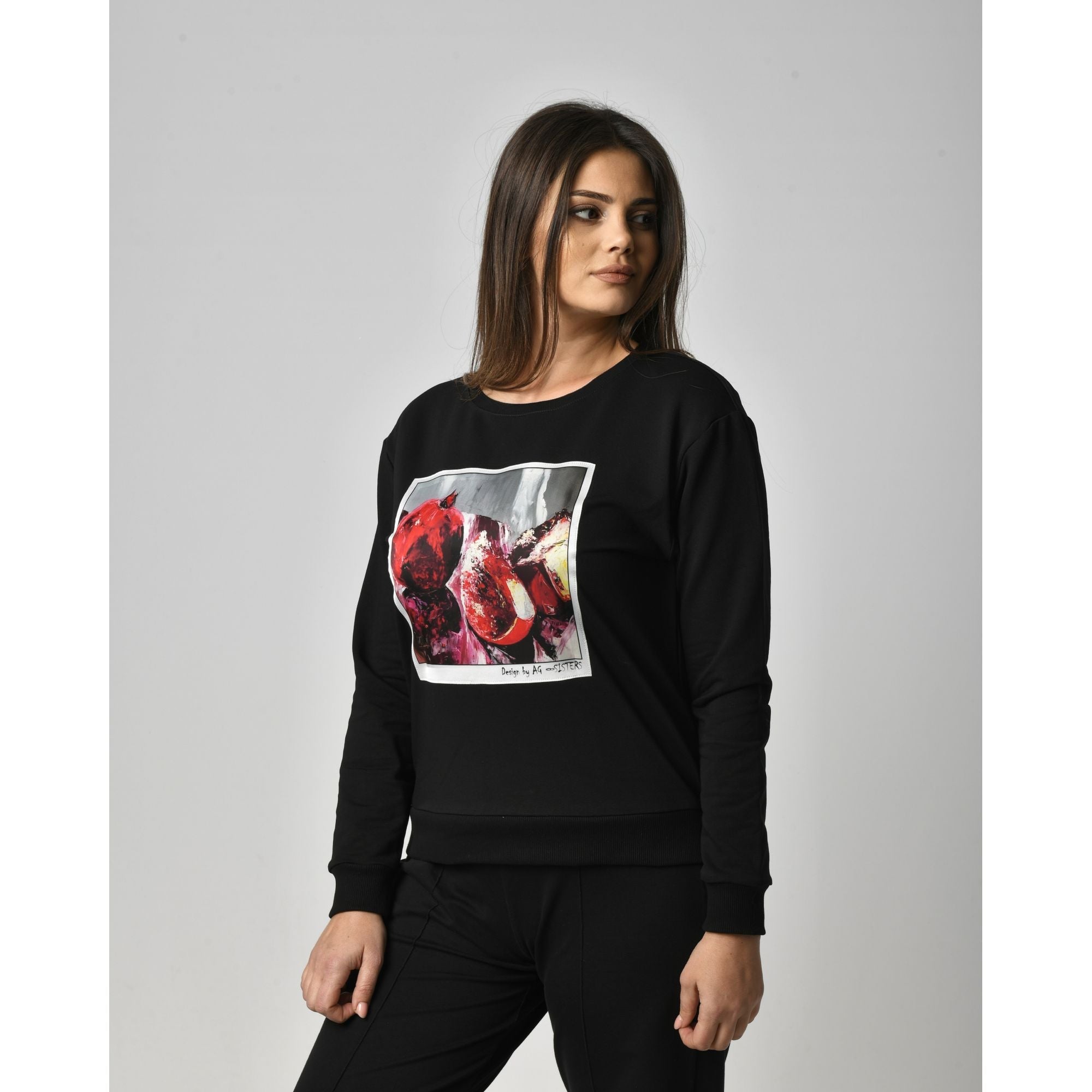 AG Sisters Pomegranate Sweatshirt and Pants set