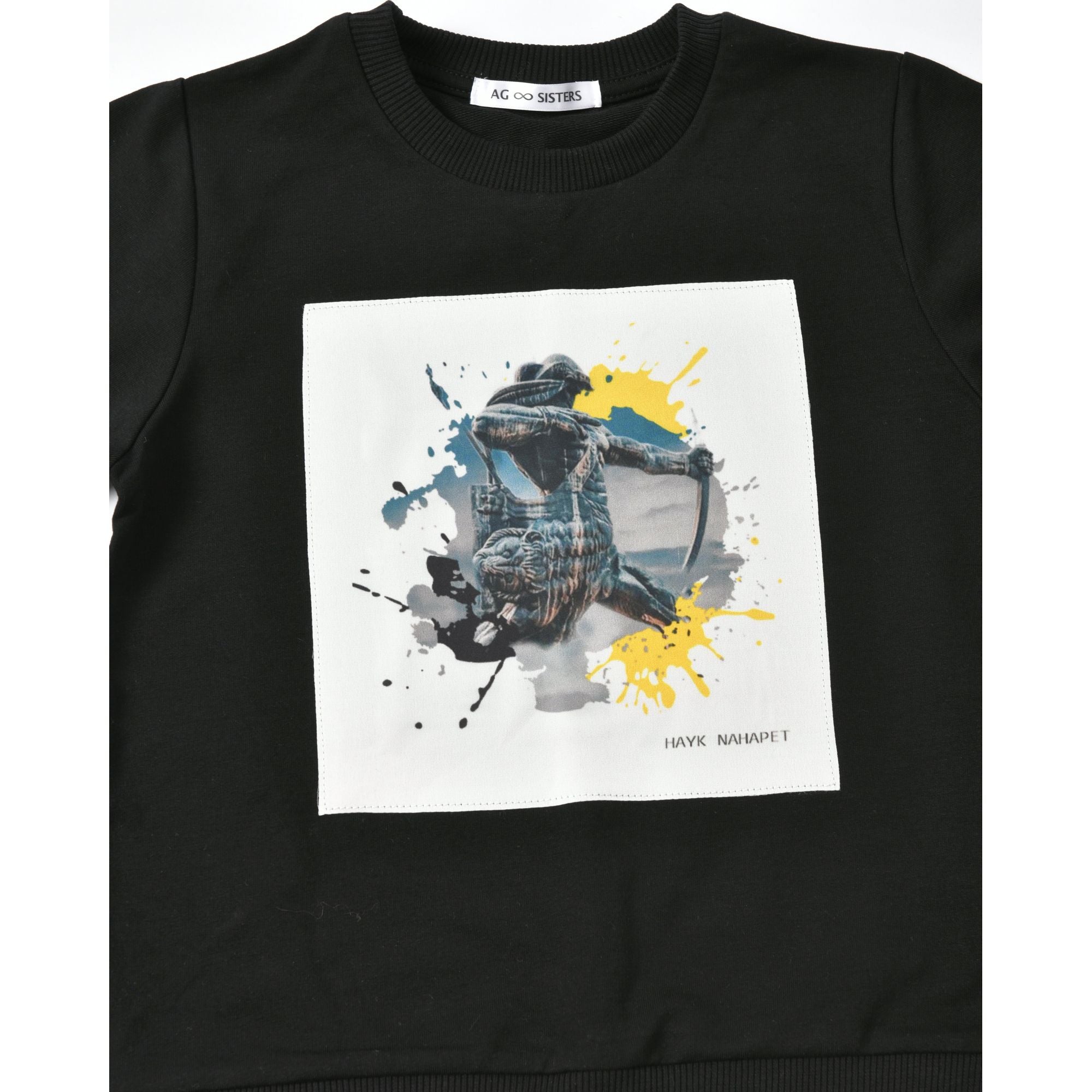 AG Sisters Kids' Sweatshirt with Silk Print "Hayk Nahapet"