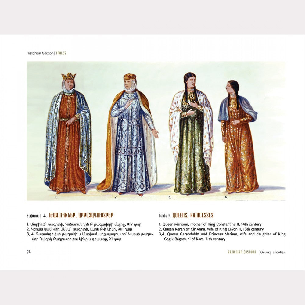Gevorg Broutian - Armenian Costume. Illustrated Album