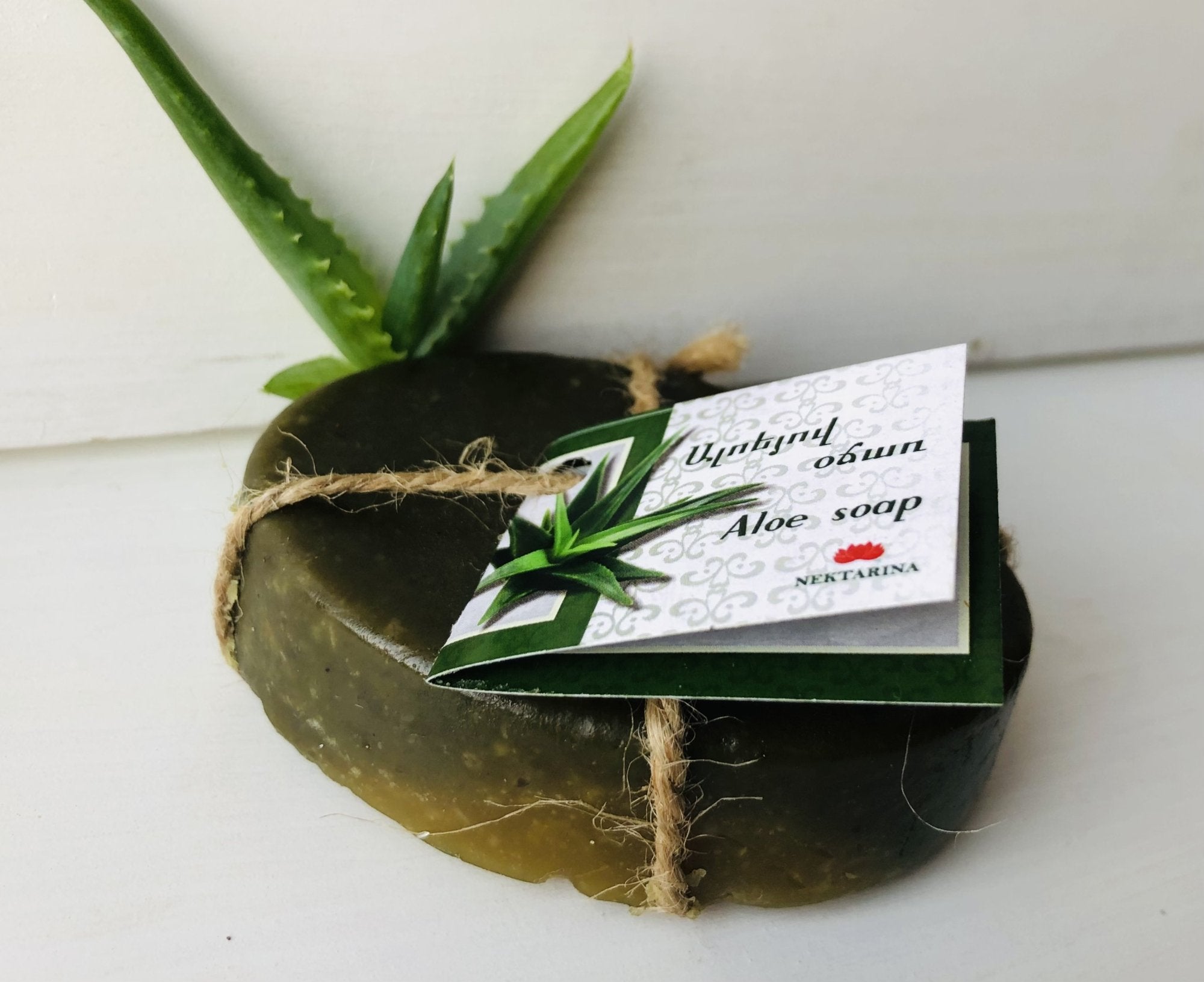 Nektarina Aloe Soap - Round
