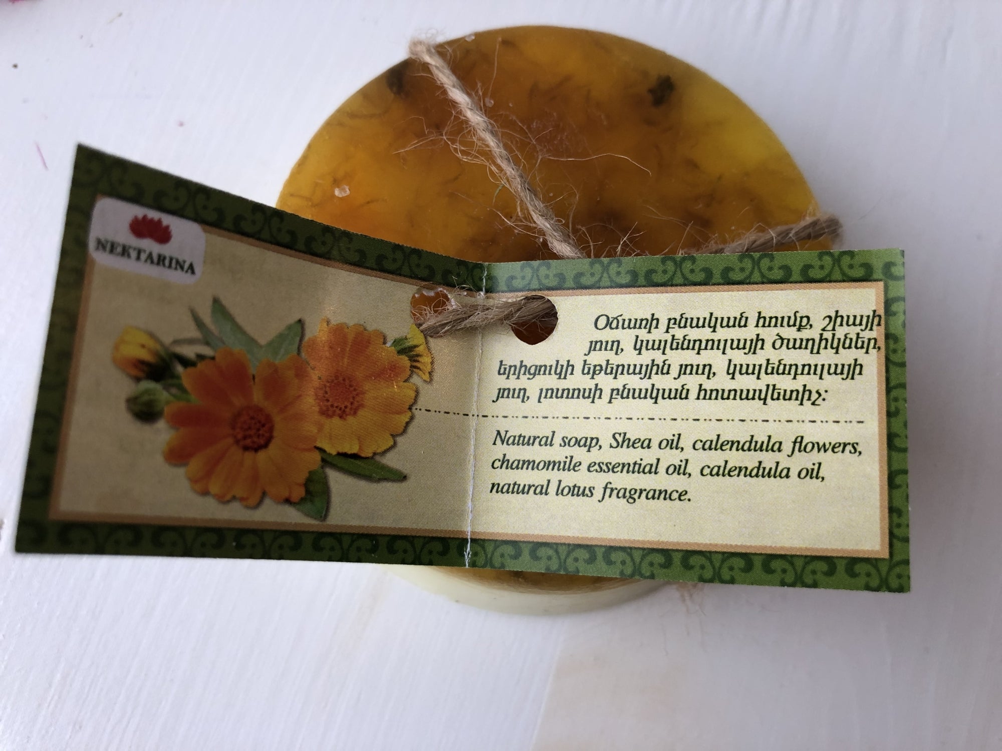 Nektarina Calendula Soap