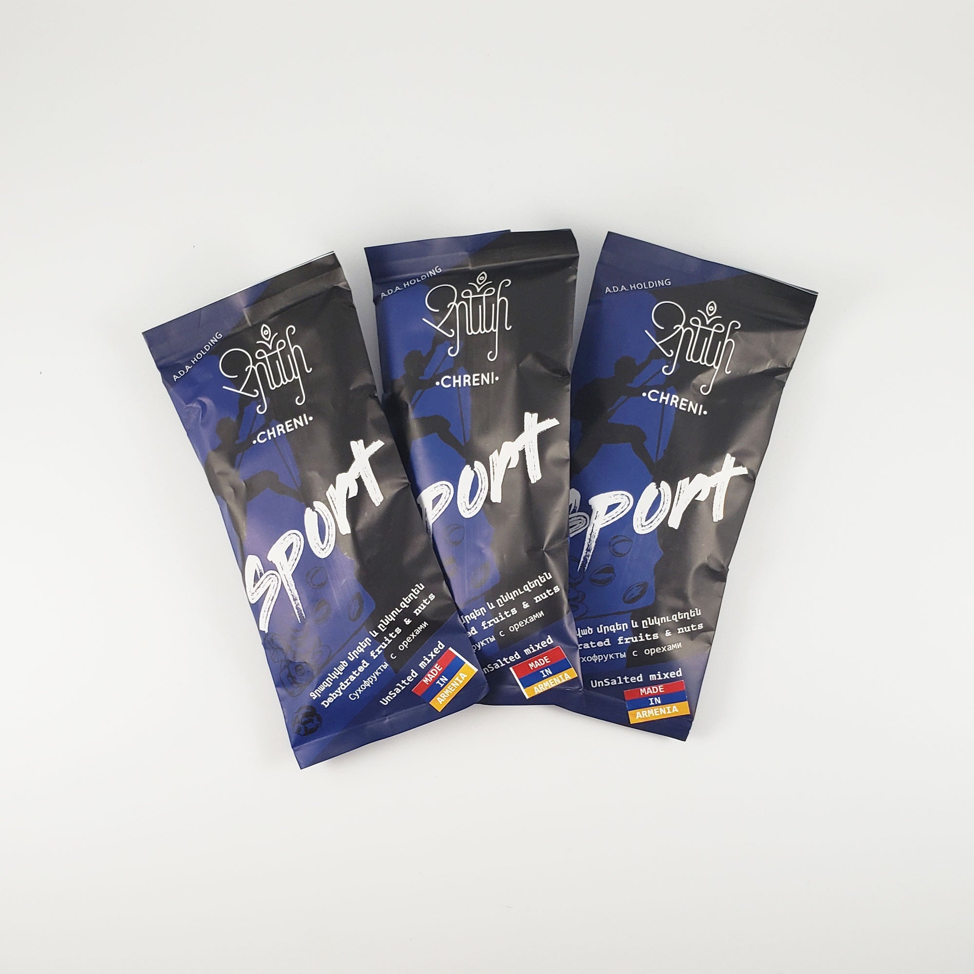 Chreni Sport Packs - Dried Fruits and Nuts - Unsalted