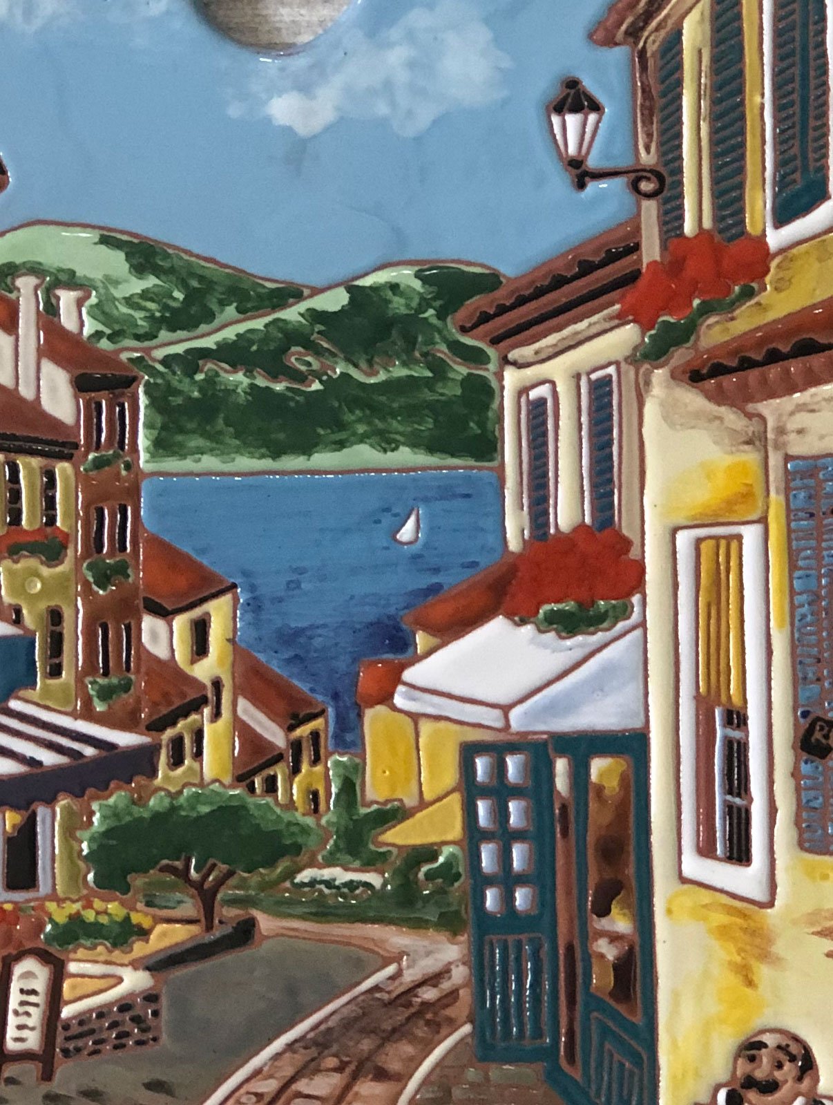 Mane Tiles Italian Street Cheeseboard