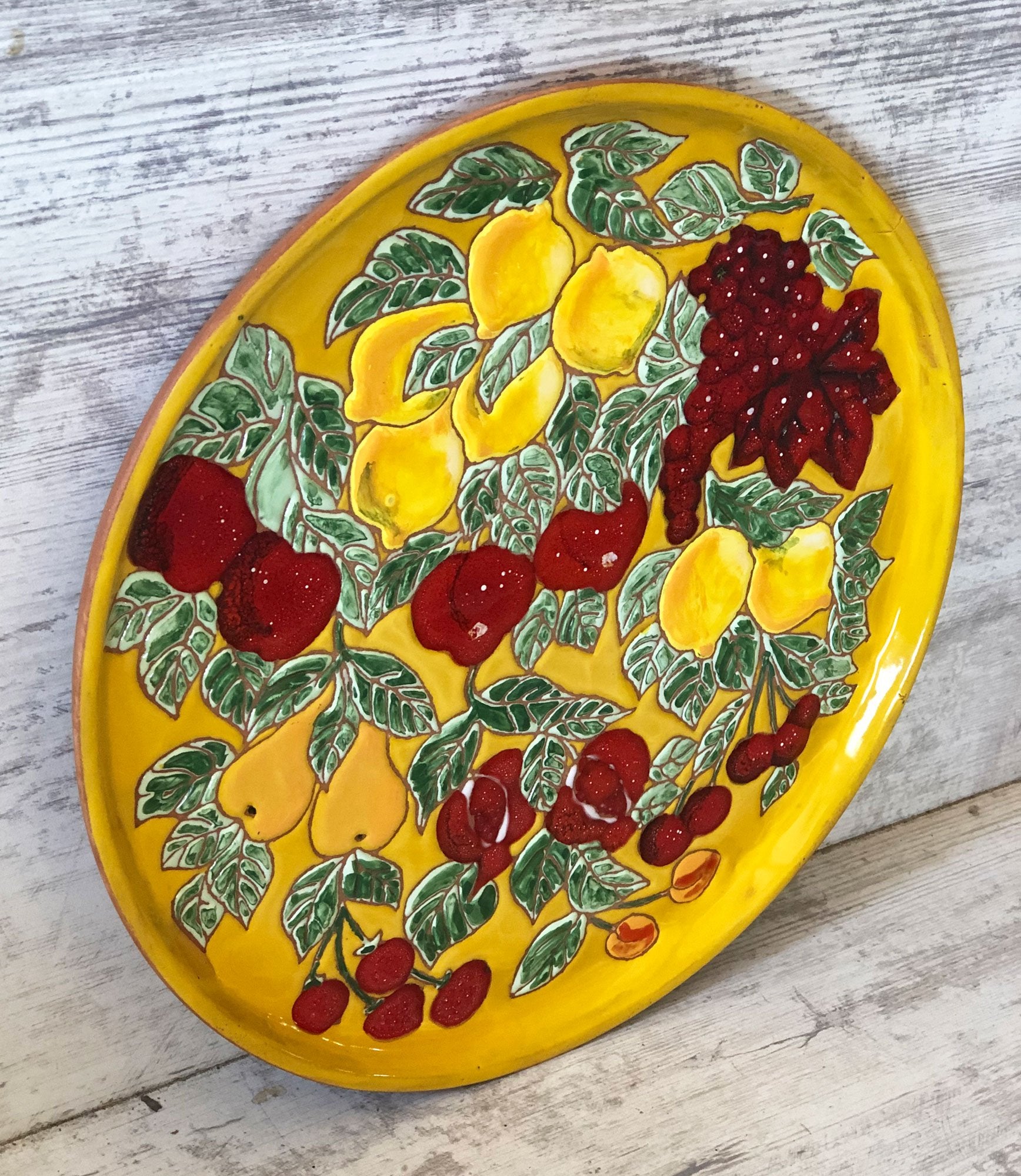 Mane Tiles Italian Style Ceramic plate