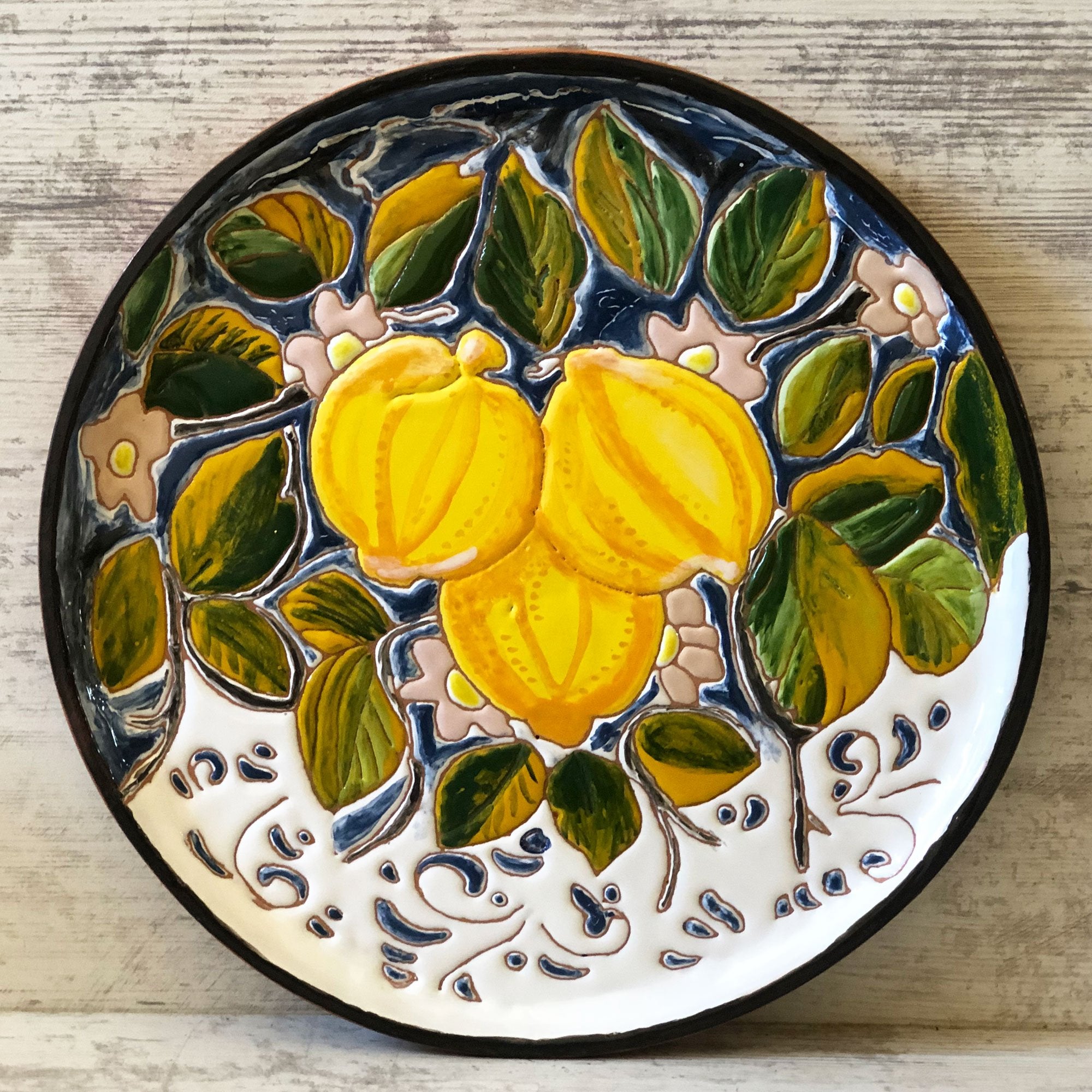 Mane Tiles Italian Style Ceramic plate