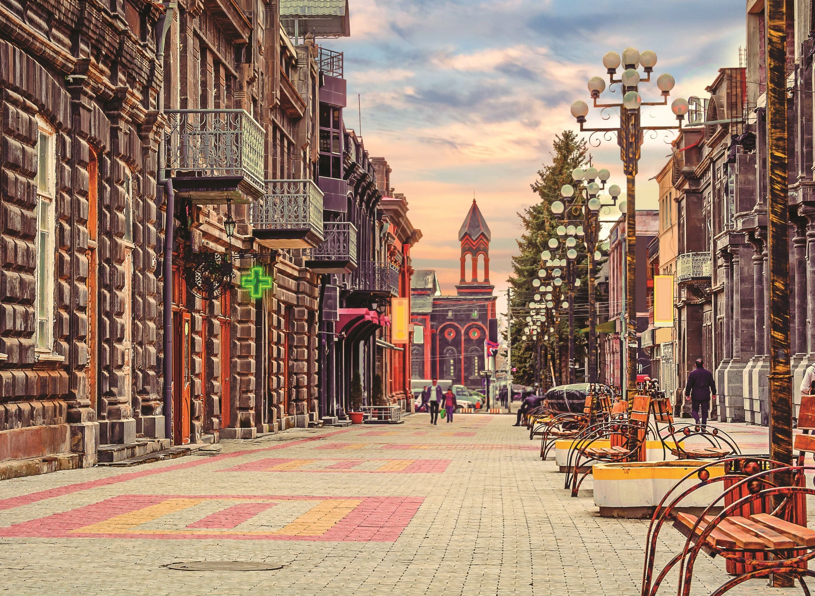 Color by Number on Canvas - Gyumri