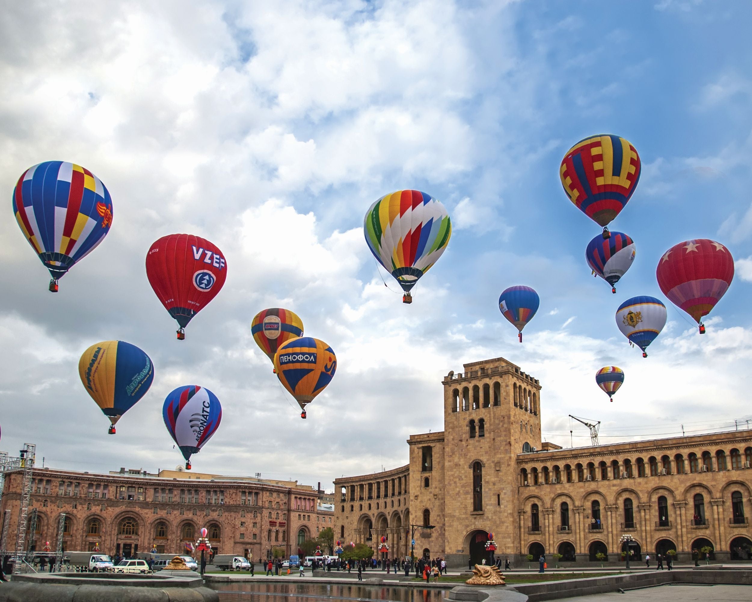 Color by Number on Canvas - Republic Square Air Balloons