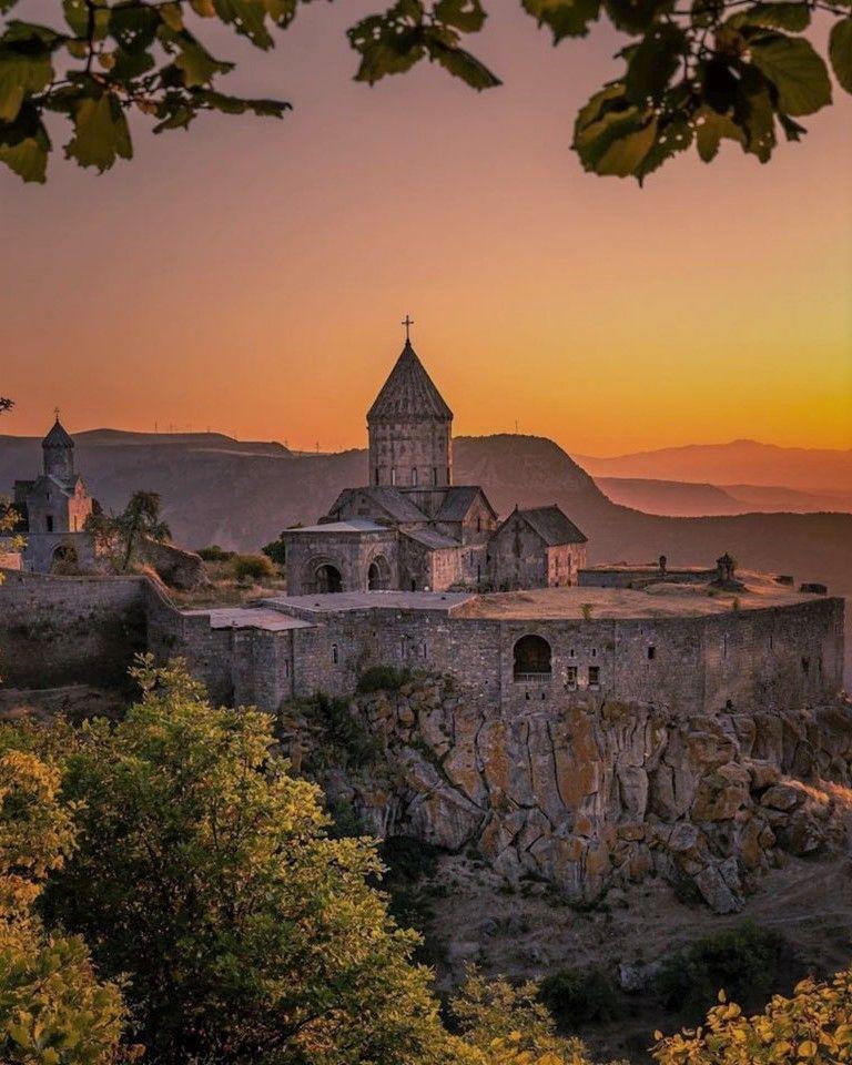 Color by Number on Canvas - Tatev Monastery