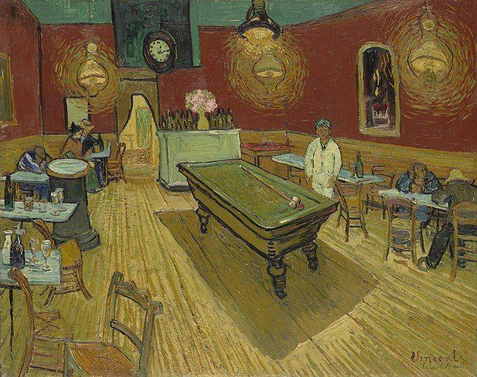 Color by Number on Canvas - Van Gogh - The Night Café