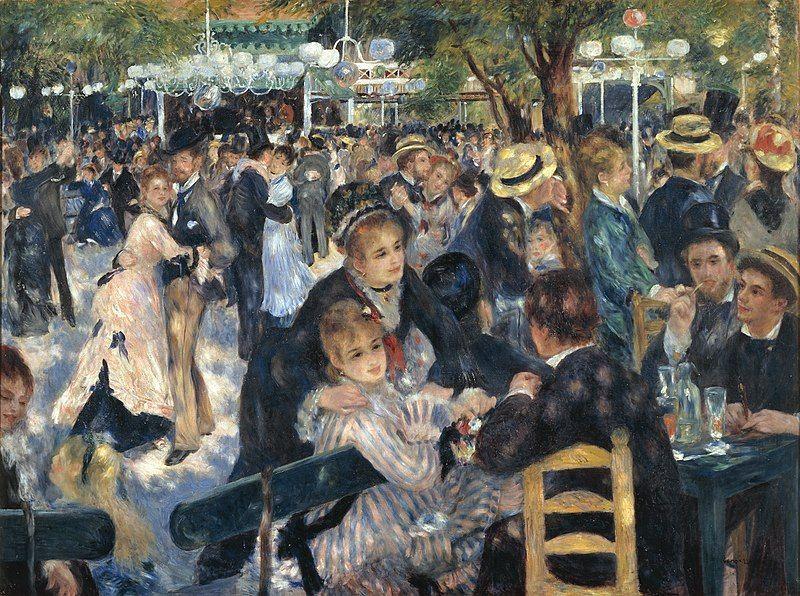 Color by Number on Canvas - Renoir - Bal Du Moulin De La Galette