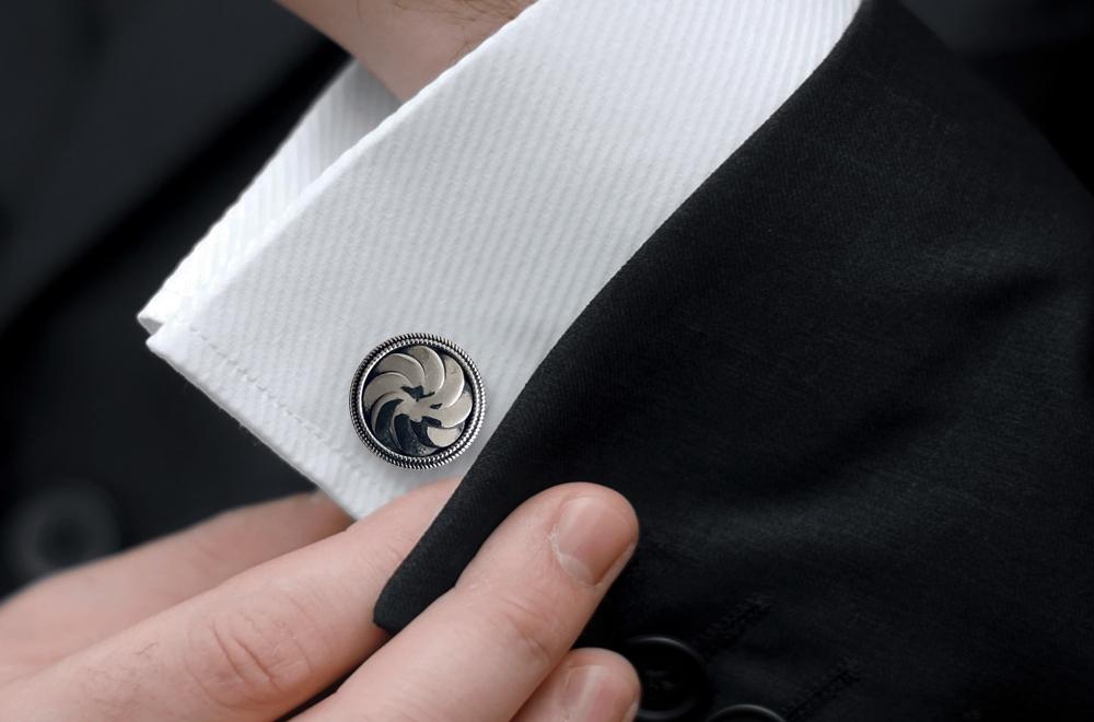 Arm Root Eternity Cufflinks