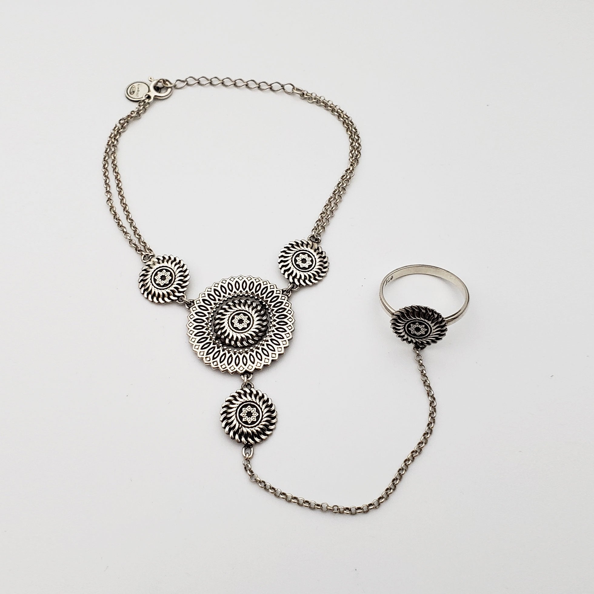 Arm Root Sun Bracelet with Ring