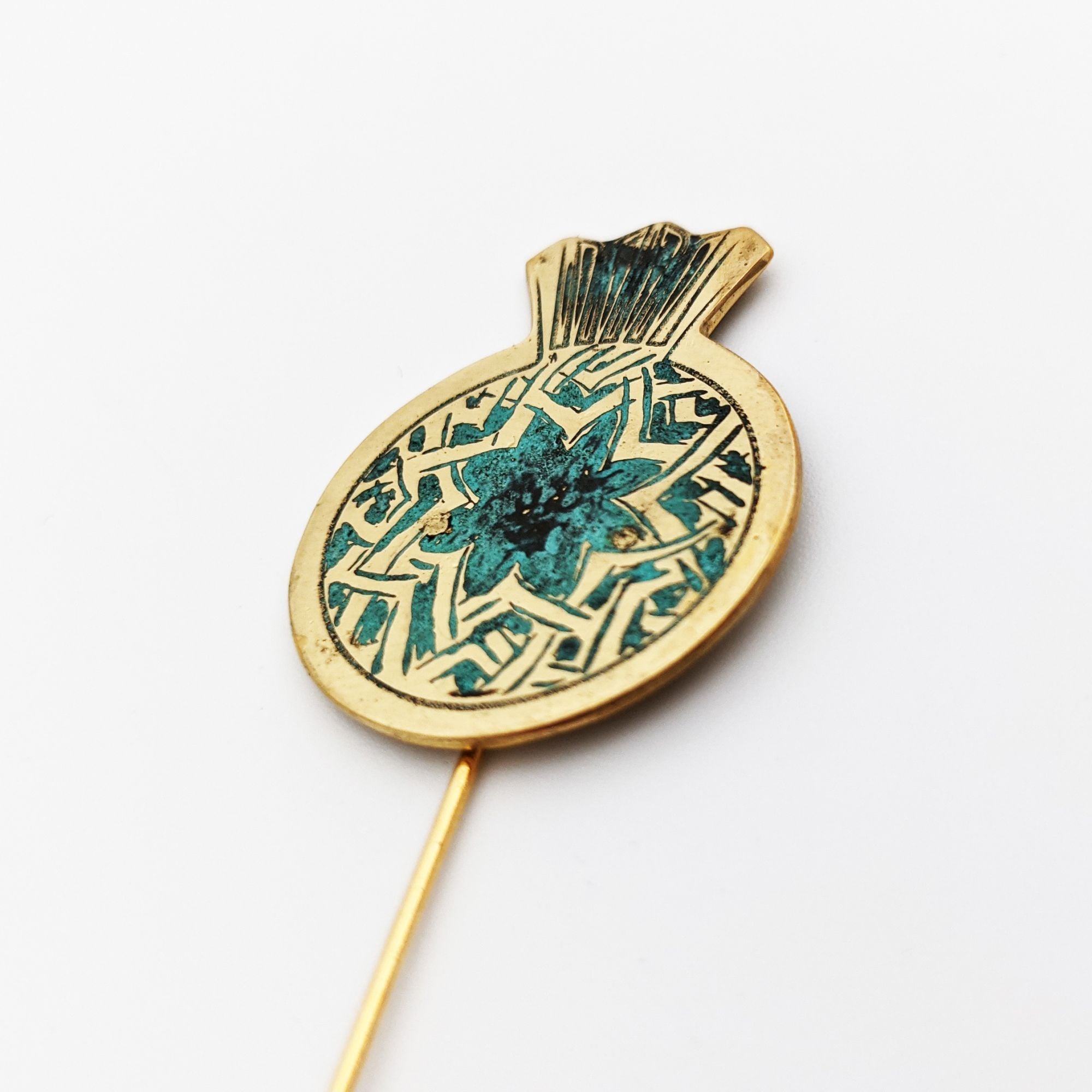 Piafchik Pomegranate Pin Brooch