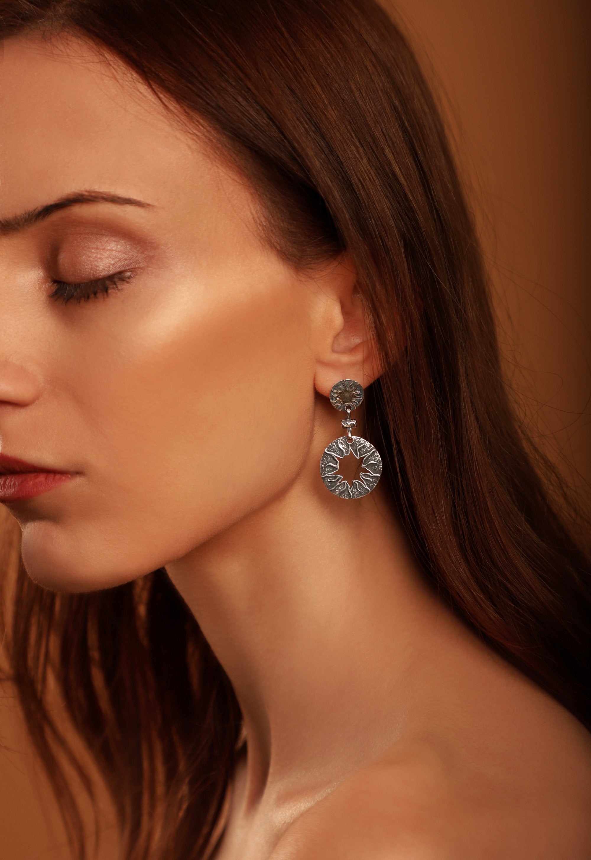 Arev Silver Earrings