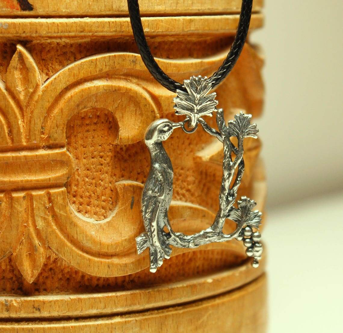 ArtZard Armenian Bird Letter Trchnakir Silver Pendant