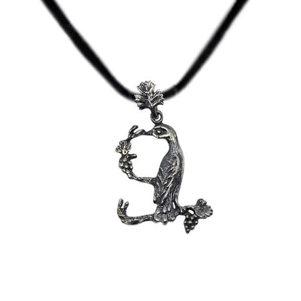 ArtZard Armenian Bird Letter Trchnakir Silver Pendant