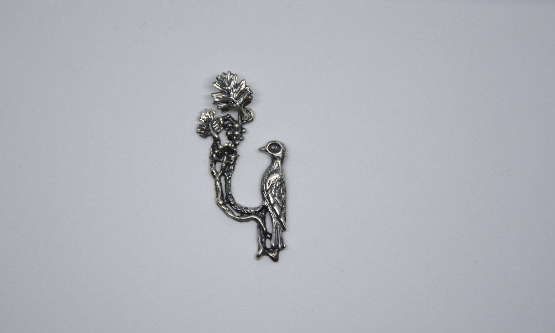 ArtZard Armenian Bird Letter Trchnakir Silver Pendant