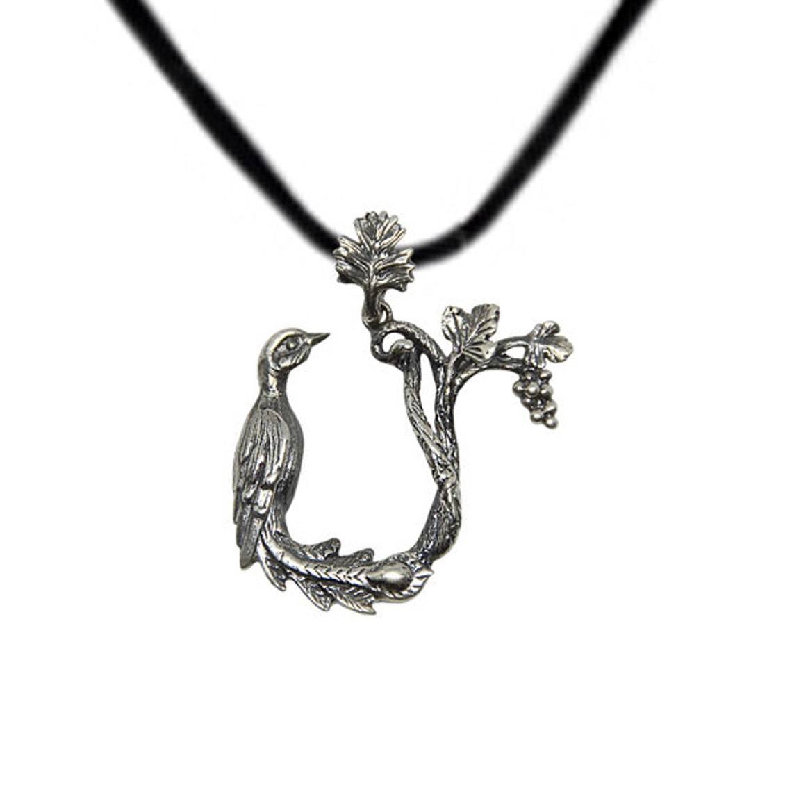 ArtZard Armenian Bird Letter Trchnakir Silver Pendant