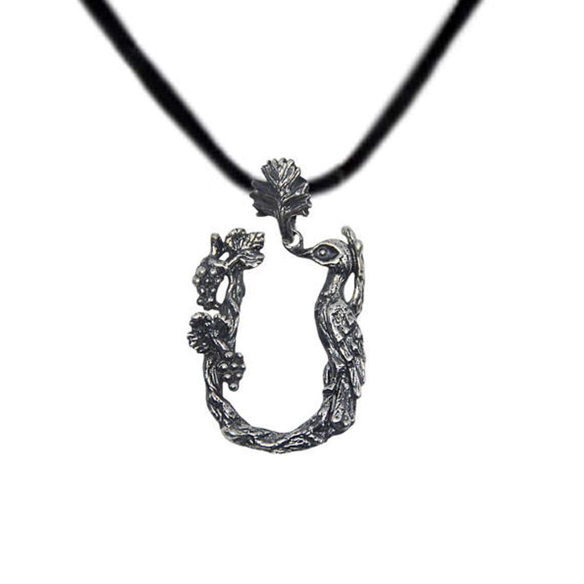 ArtZard Armenian Bird Letter Trchnakir Silver Pendant