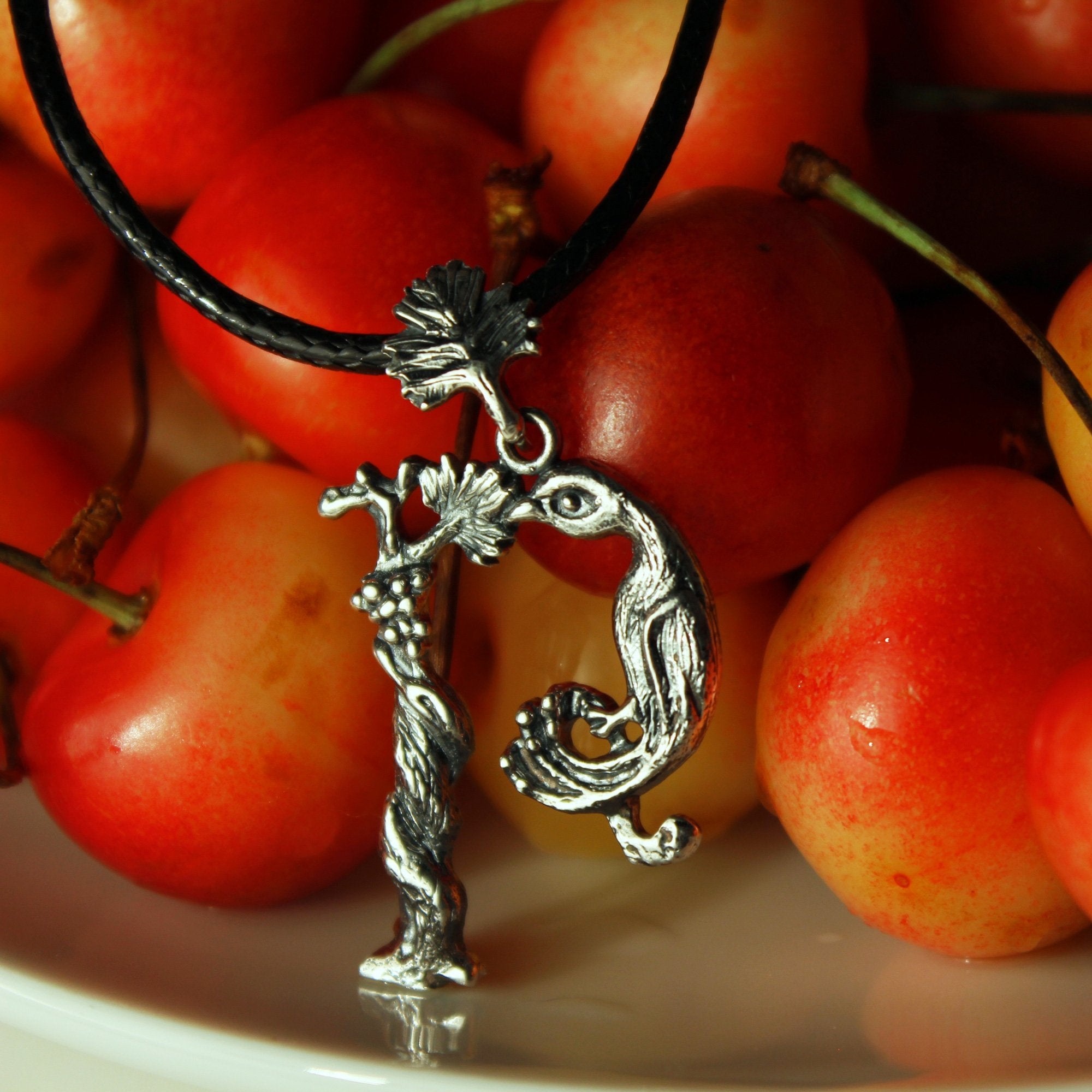 ArtZard Armenian Bird Letter Trchnakir Silver Pendant